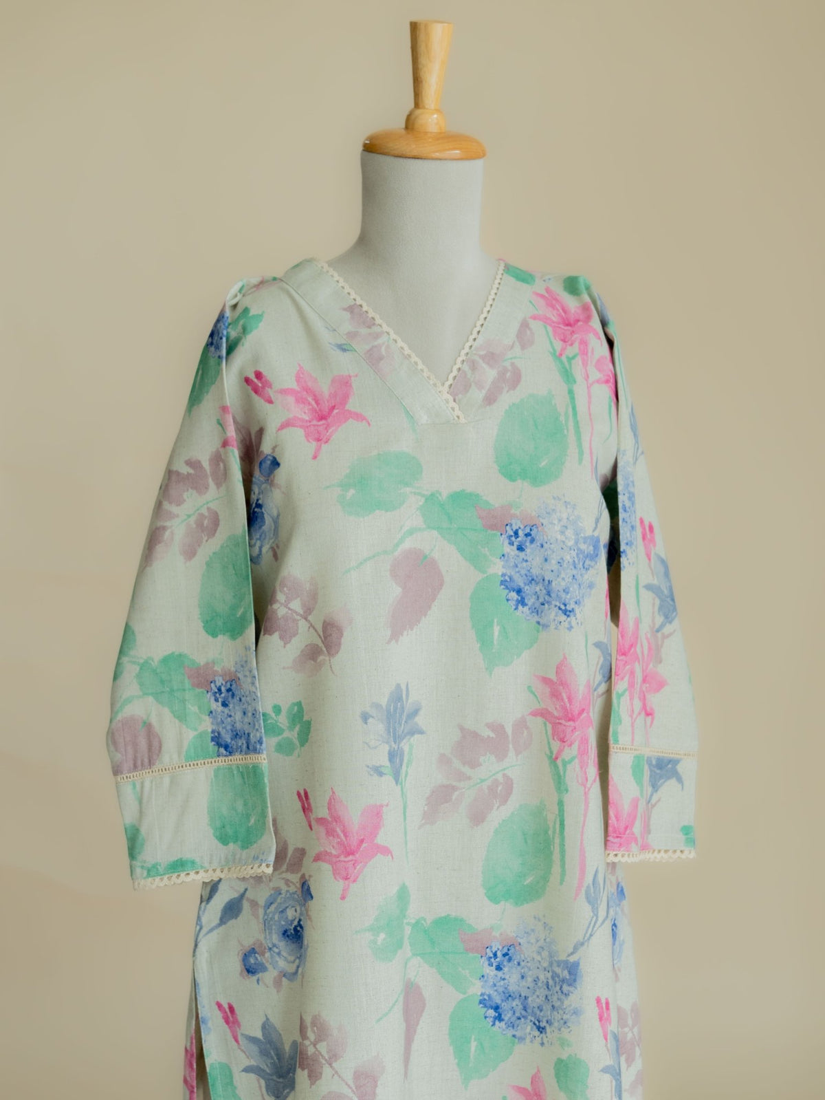 Amiya Cotton Digital Printed Straight Kurta - AINA