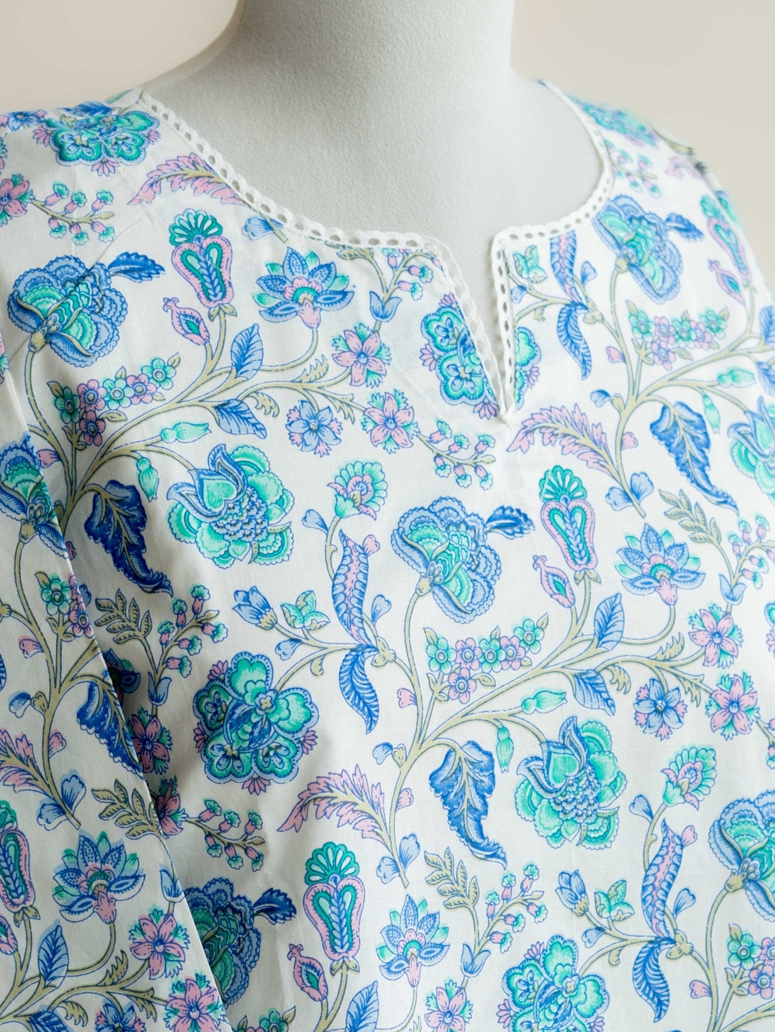Anitha Cotton Digital Printed Straight Kurta - AINA