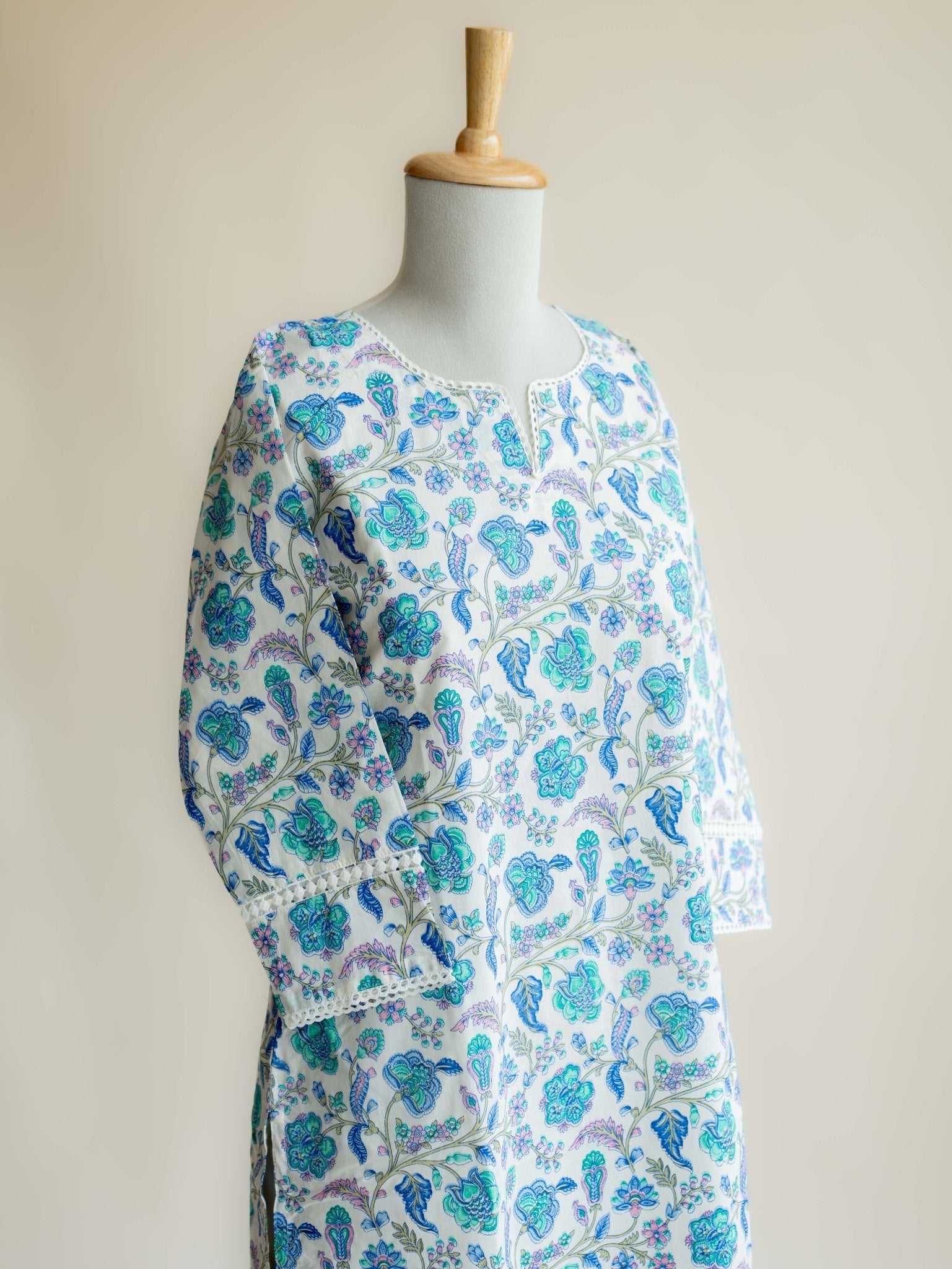 Anitha Cotton Digital Printed Straight Kurta - AINA