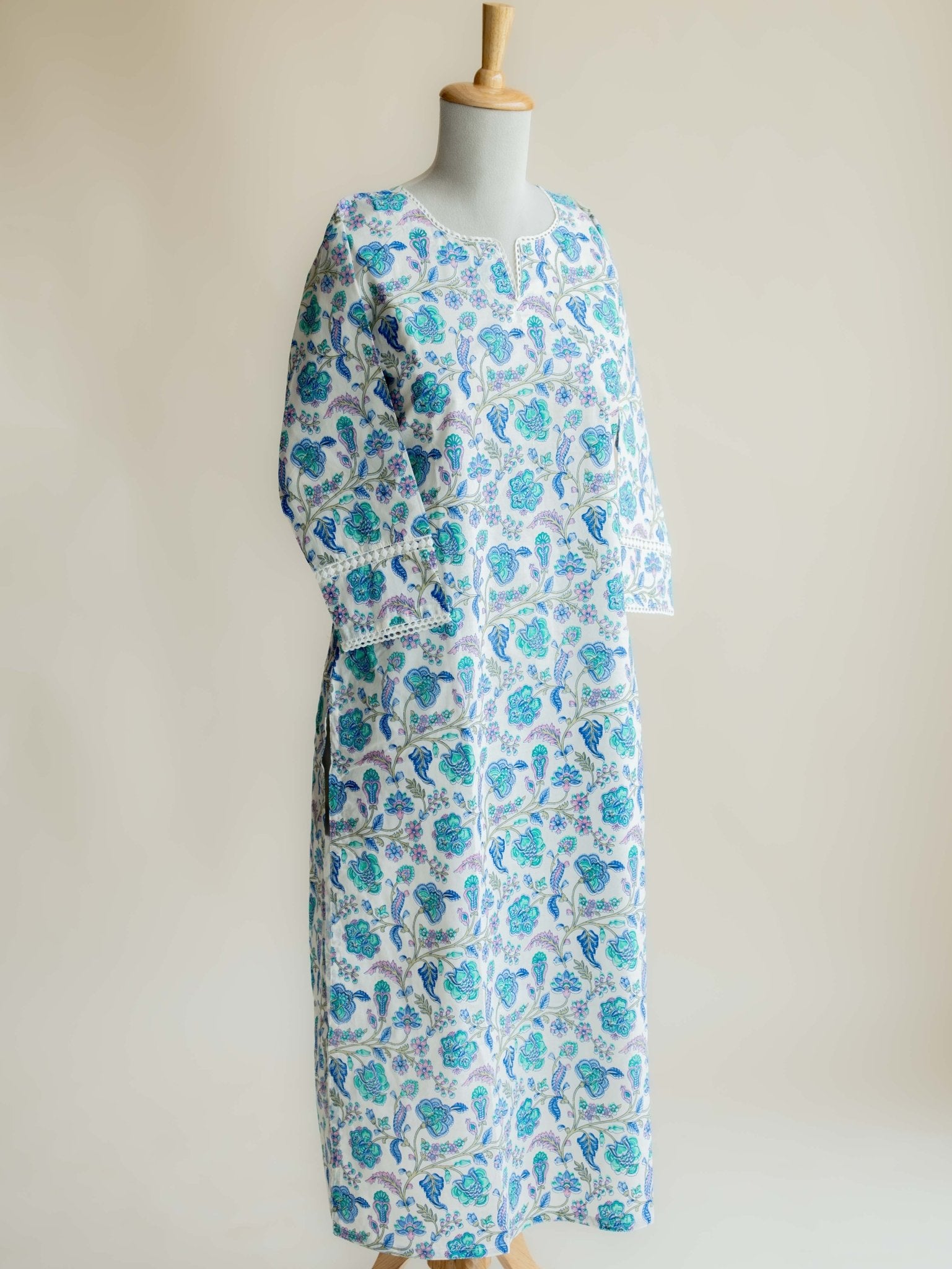 Anitha Cotton Digital Printed Straight Kurta - AINA