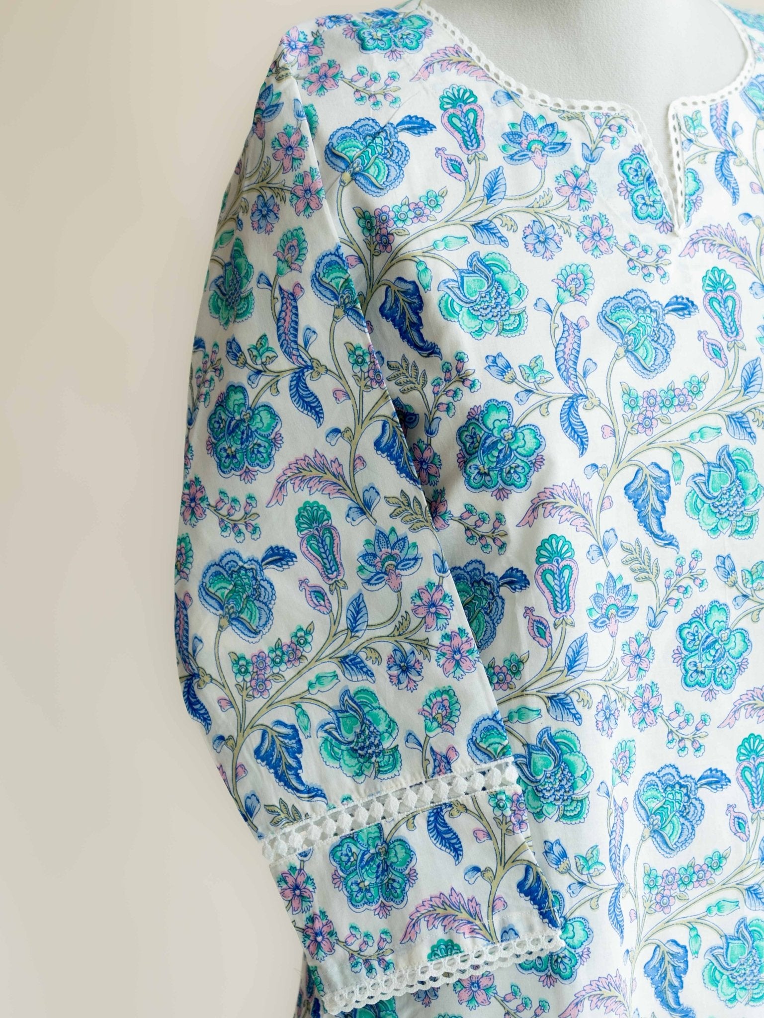 Anitha Cotton Digital Printed Straight Kurta - AINA