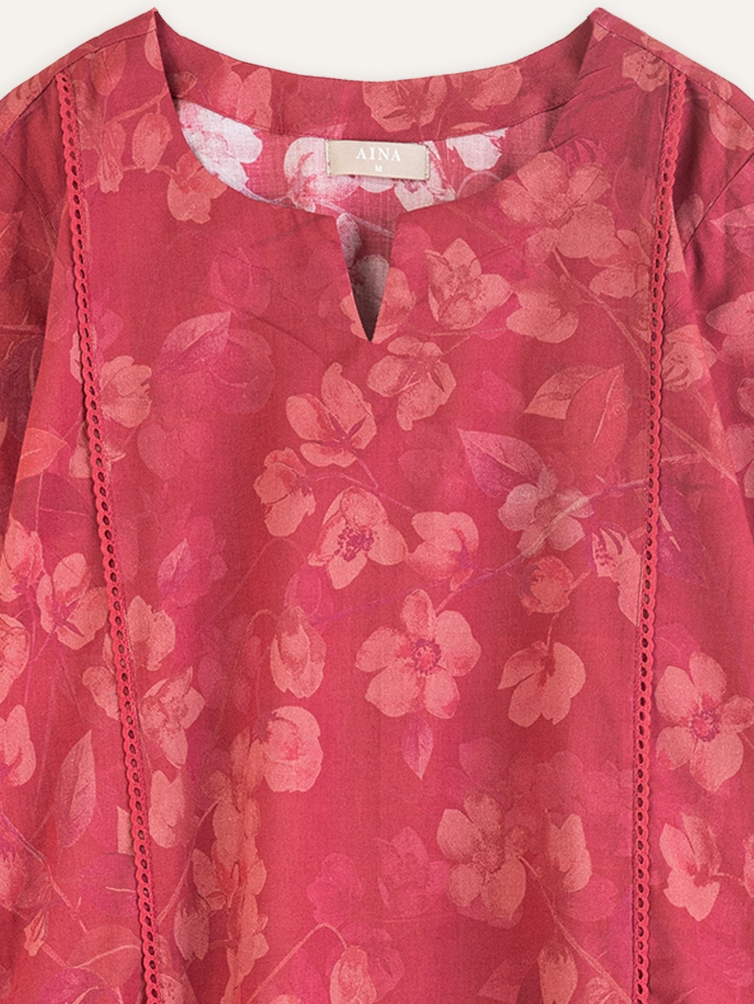 Anshul Cotton Lawn Digital Print Straight Kurta - AINA