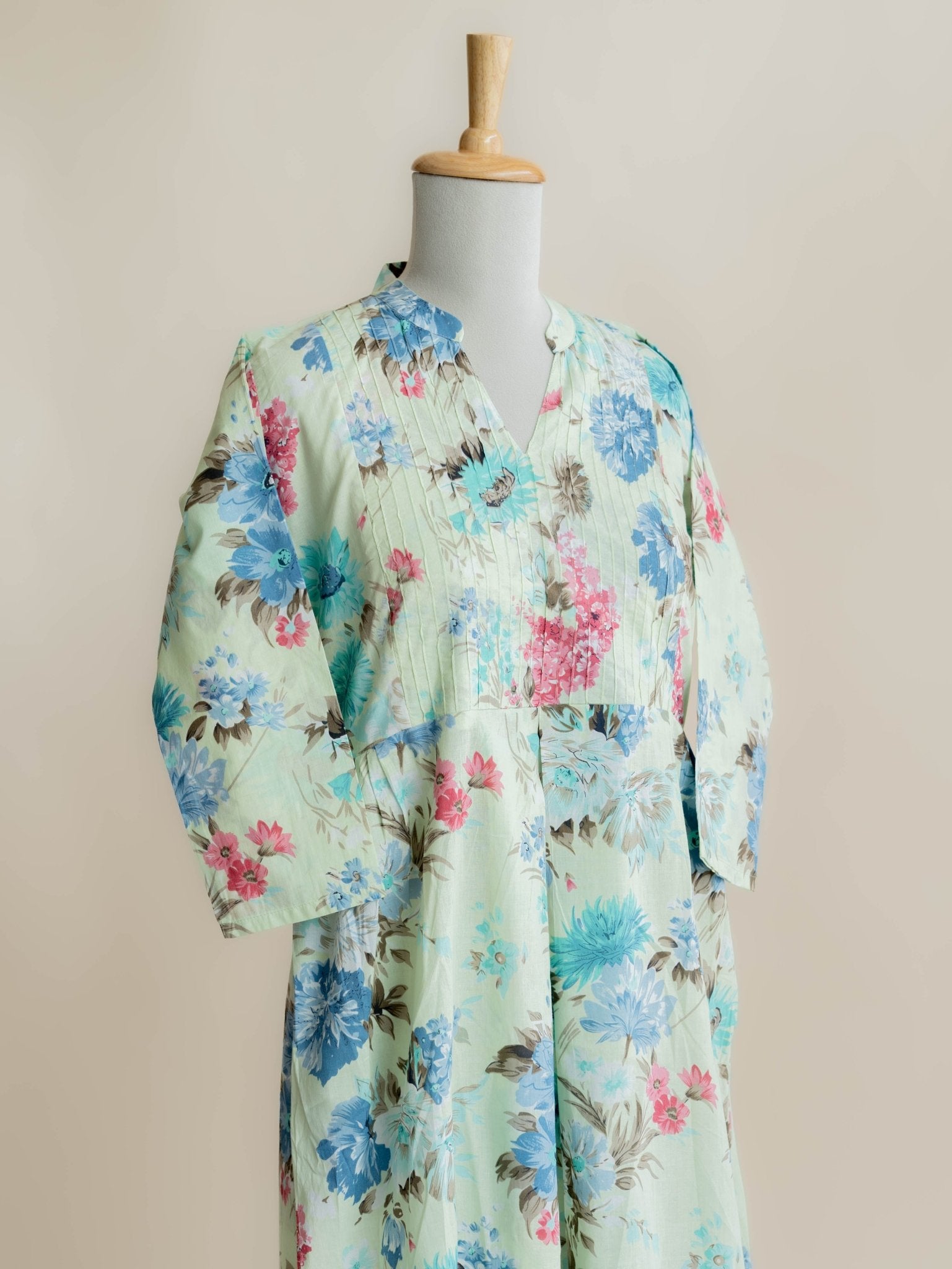 Apurva Cotton Printed A - Line Kurta - AINA