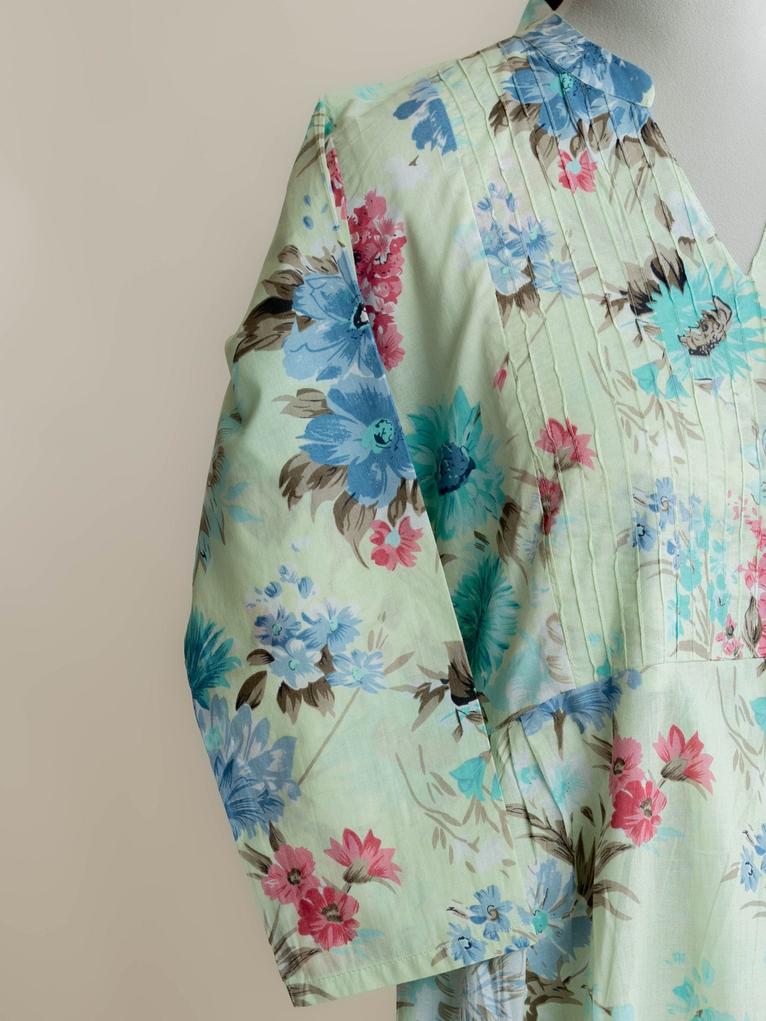 Apurva Cotton Printed A - Line Kurta - AINA