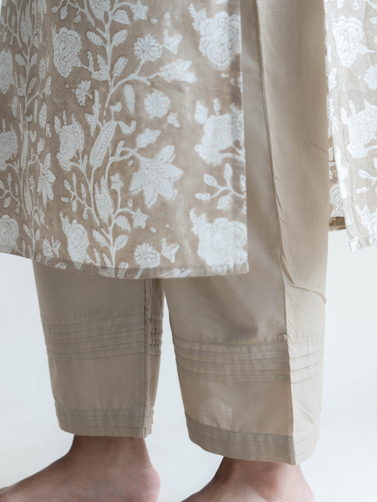 Armah Cotton Block Printed Straight 2 Piece Set - AINA