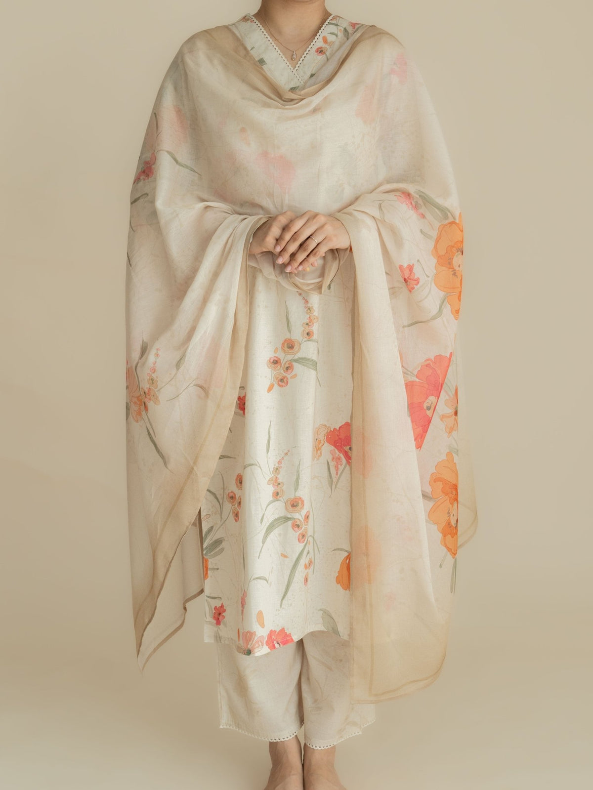 Armiya Cotton Digital Printed Straight Suit Set - AINA