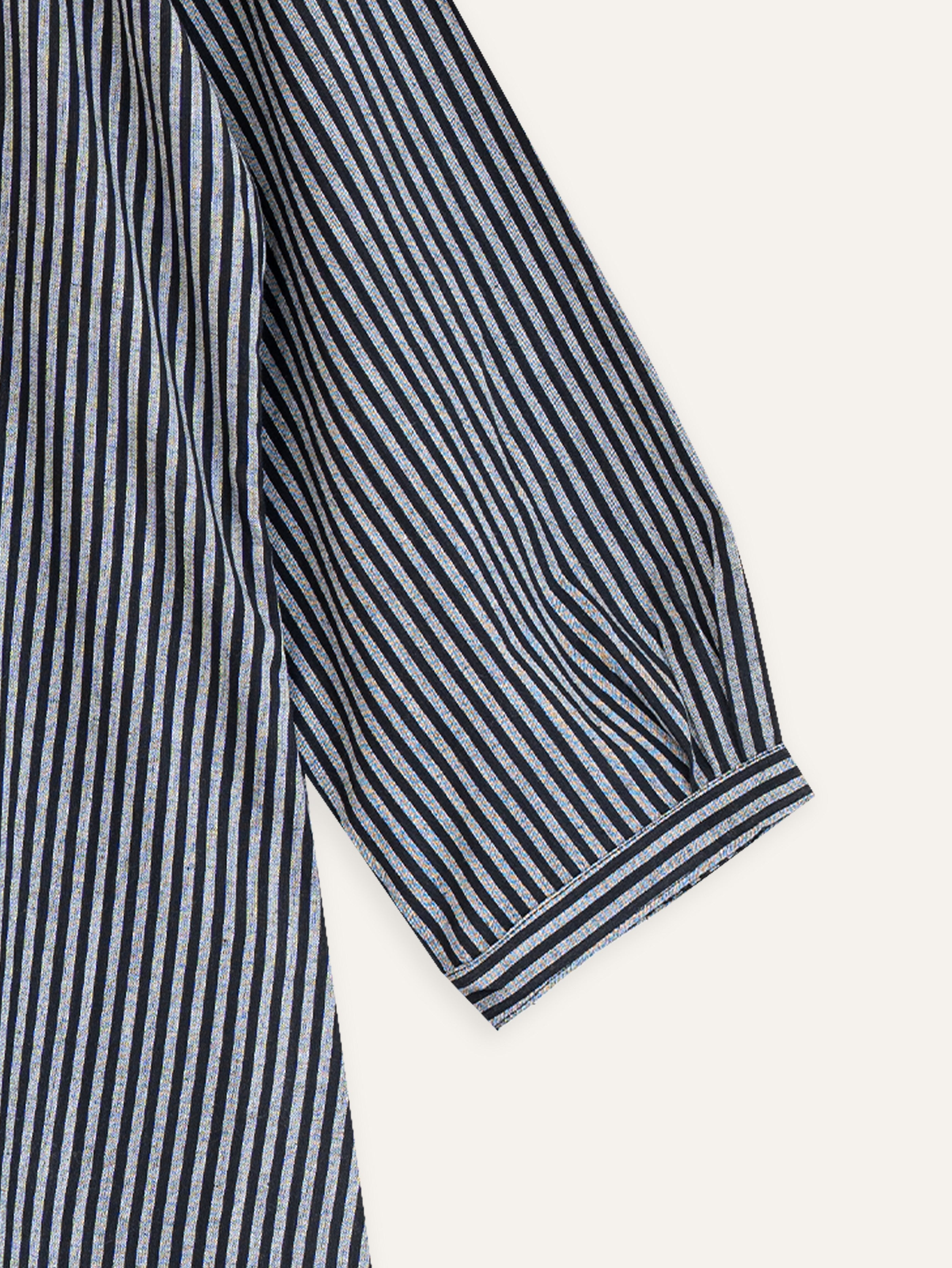Fuhaima Cotton Handloom Embroidered A Line Kurta