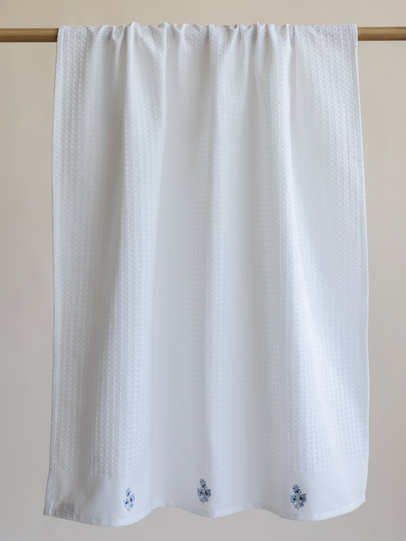 Cotton Embroidered Bath Towel - AINA