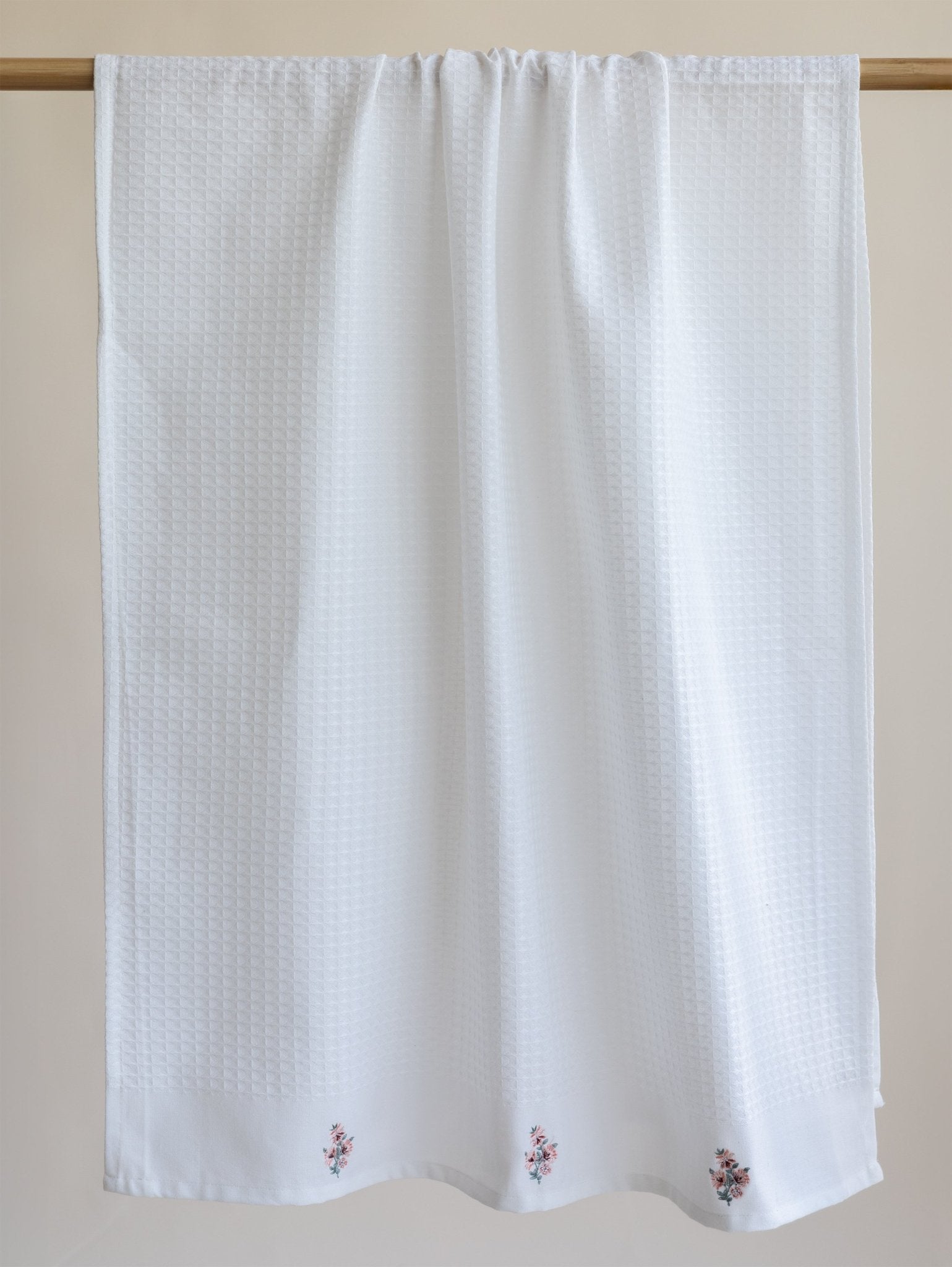 Cotton Embroidered Bath Towel - AINA