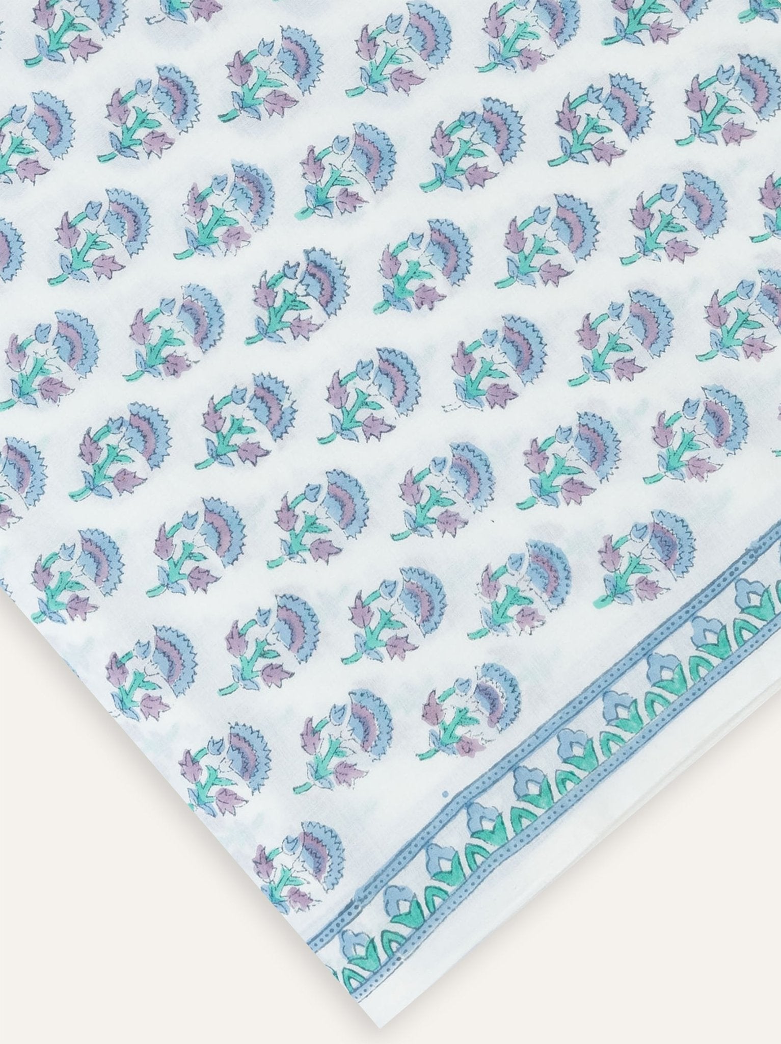 Cotton Hand Block Print Fabric - AINA
