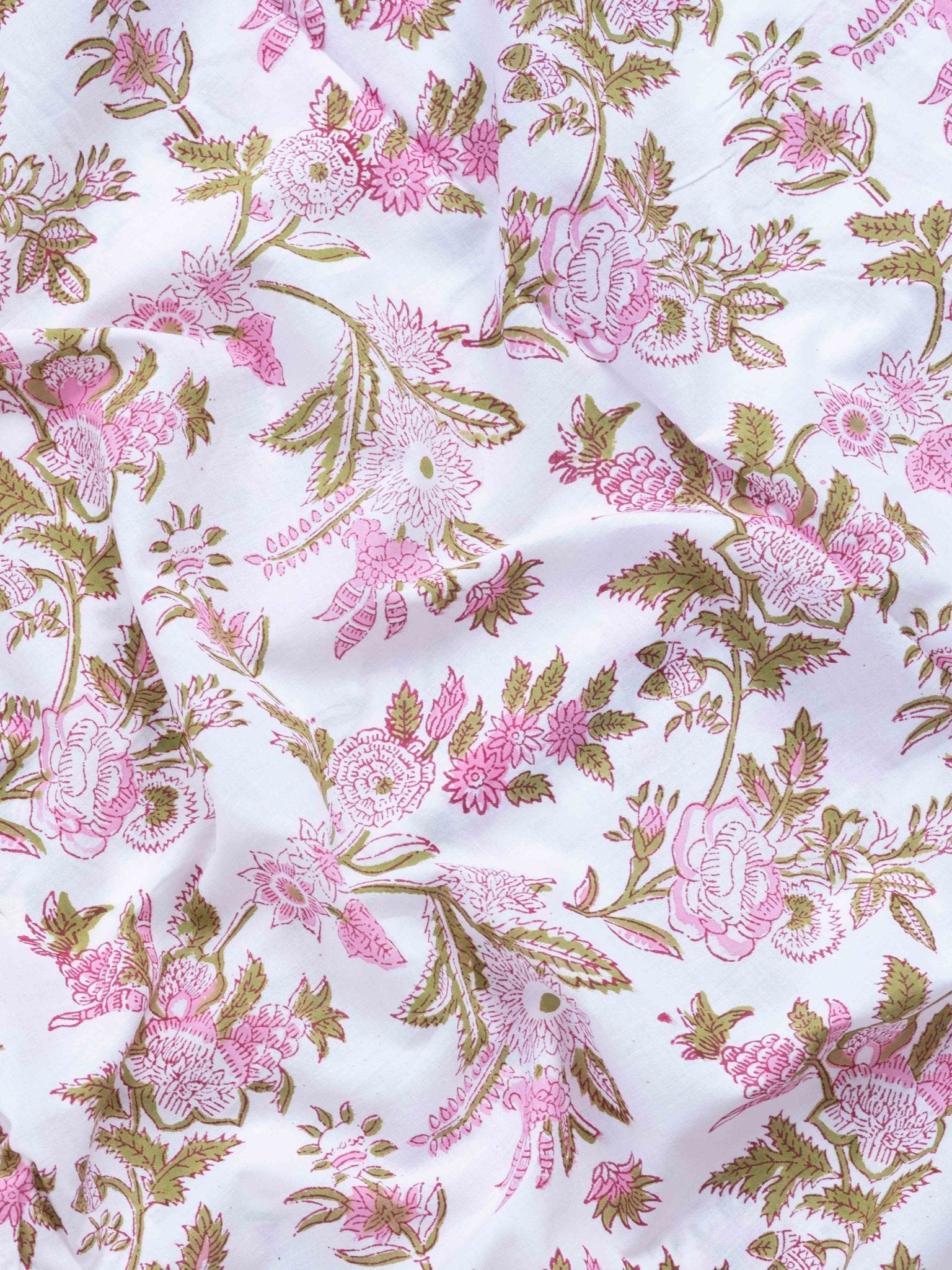 Cotton Hand Block Printed Fabric - AINA