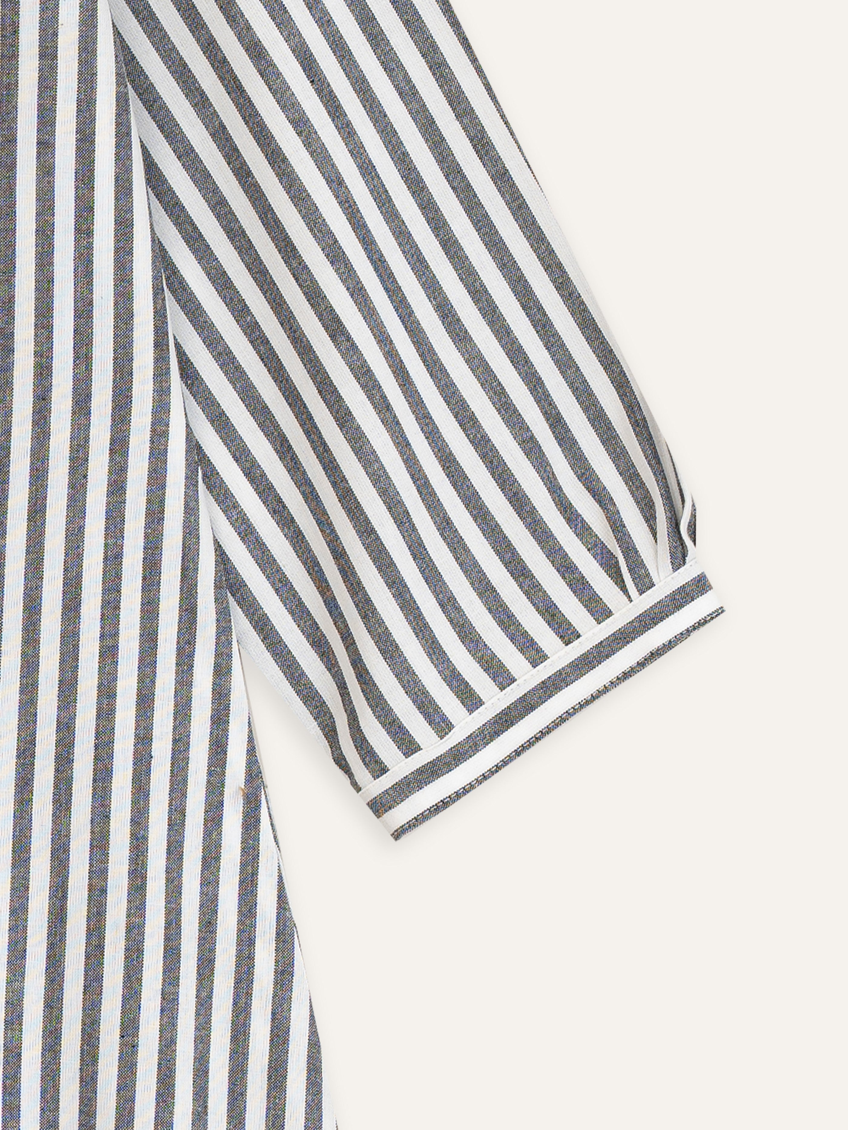 Mehra Cotton Handloom Embroidered A Line Kurta