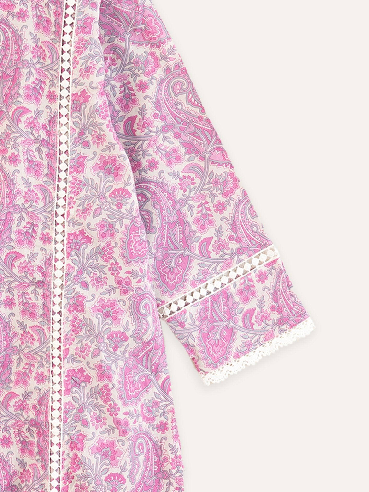 Dani Cotton Printed Straight Kurta - AINA