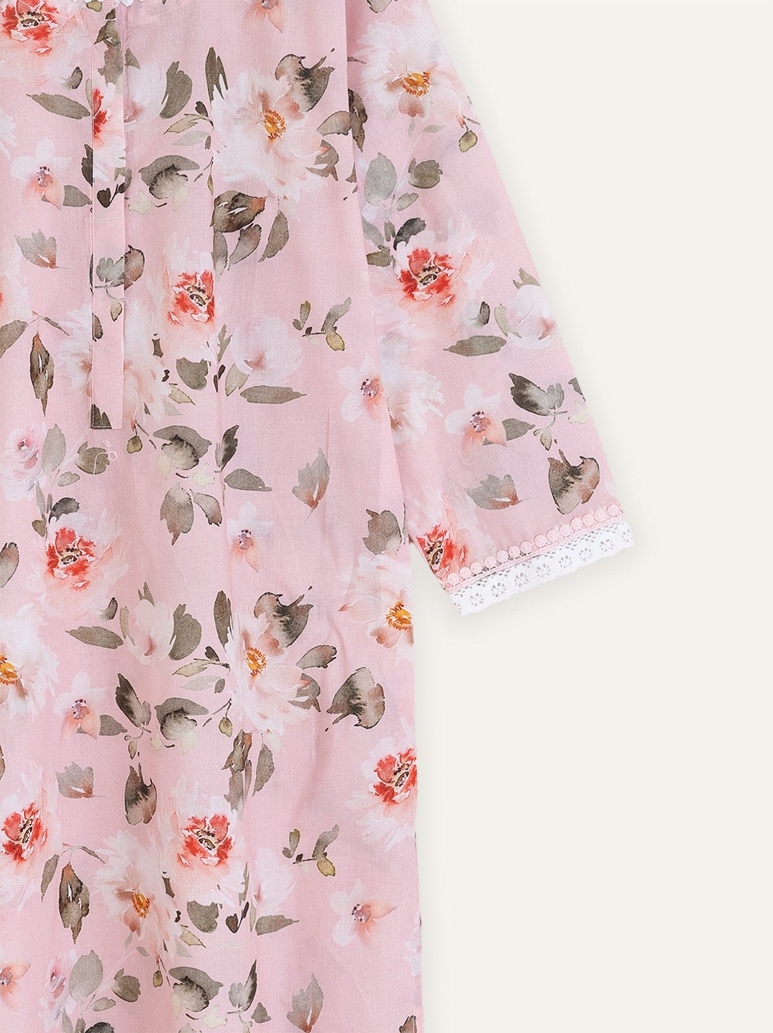 Diyanshi Cotton Digital Print Straight Kurta - AINA