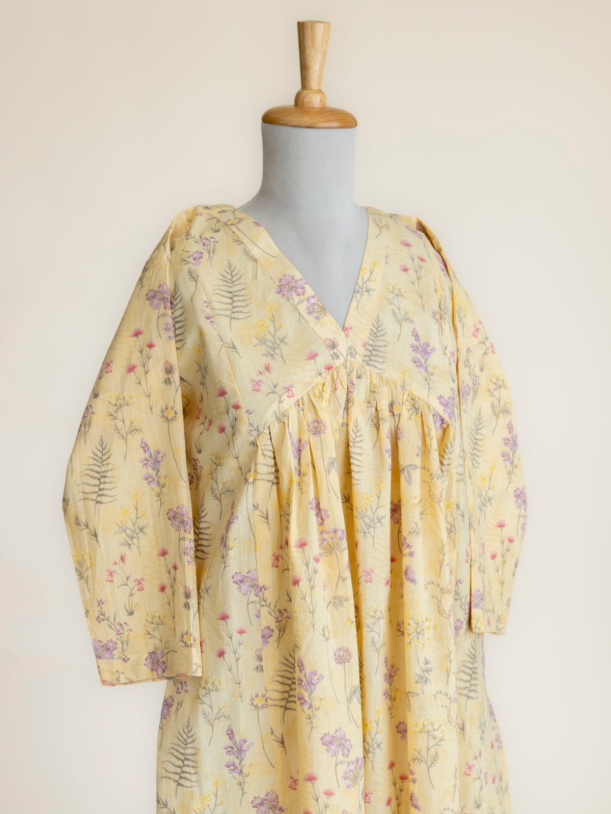 Evelyn Cotton Digital Printed A-Line Kurta - AINA