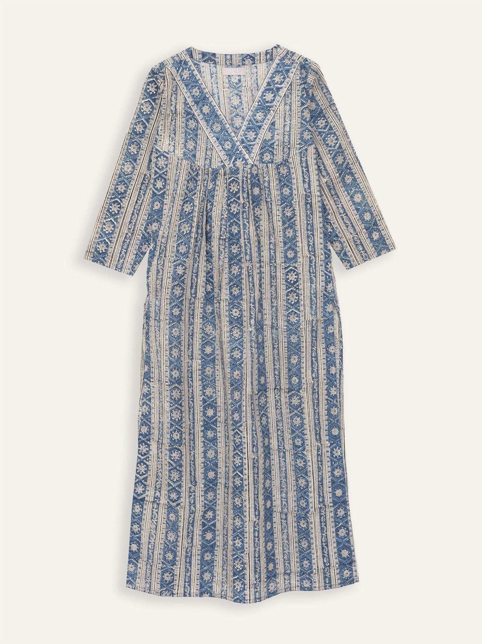 Isha Cotton Kalamkari Block Printed Straight Kurta - AINA
