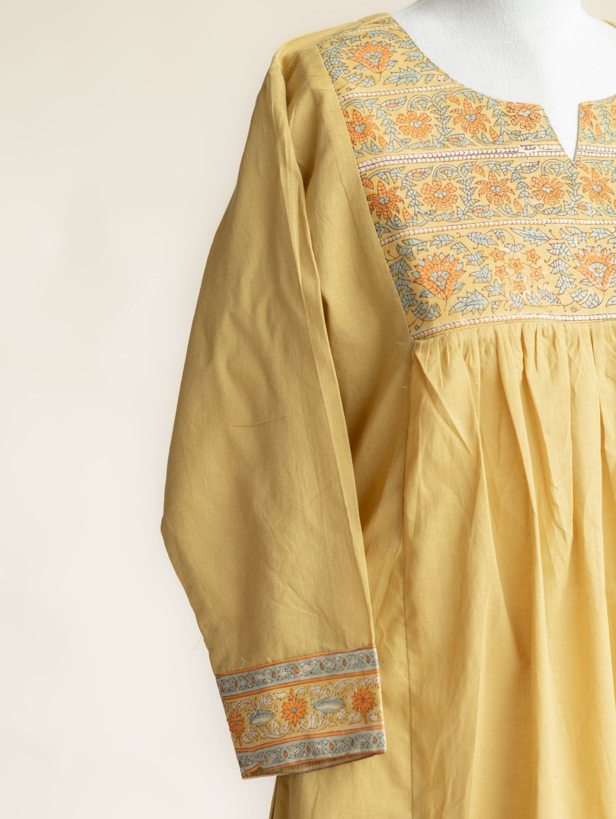 Isya Cotton Plain A-Line Kurta - AINA