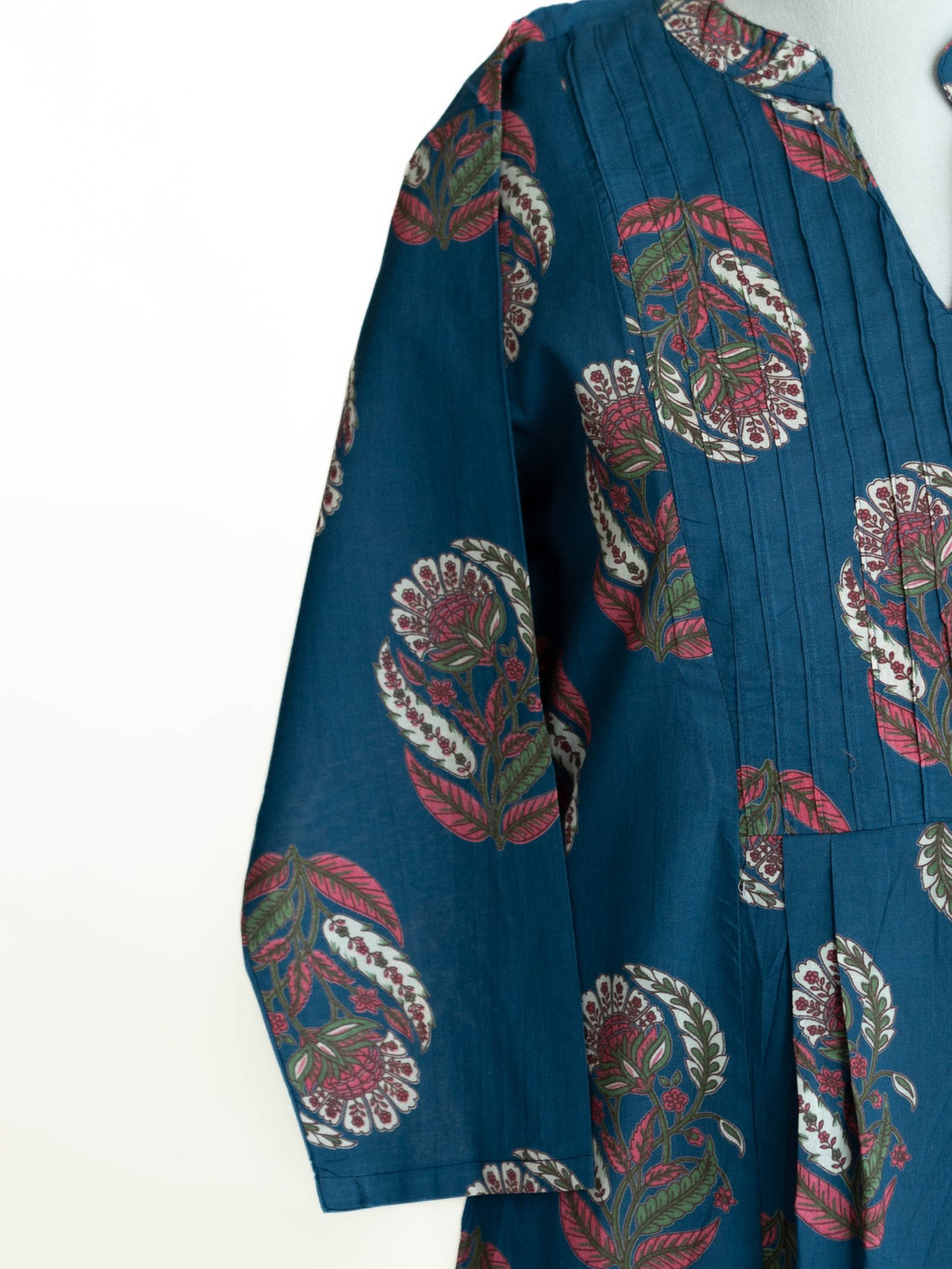 Ivara Cotton Printed A-Line Kurta - AINA