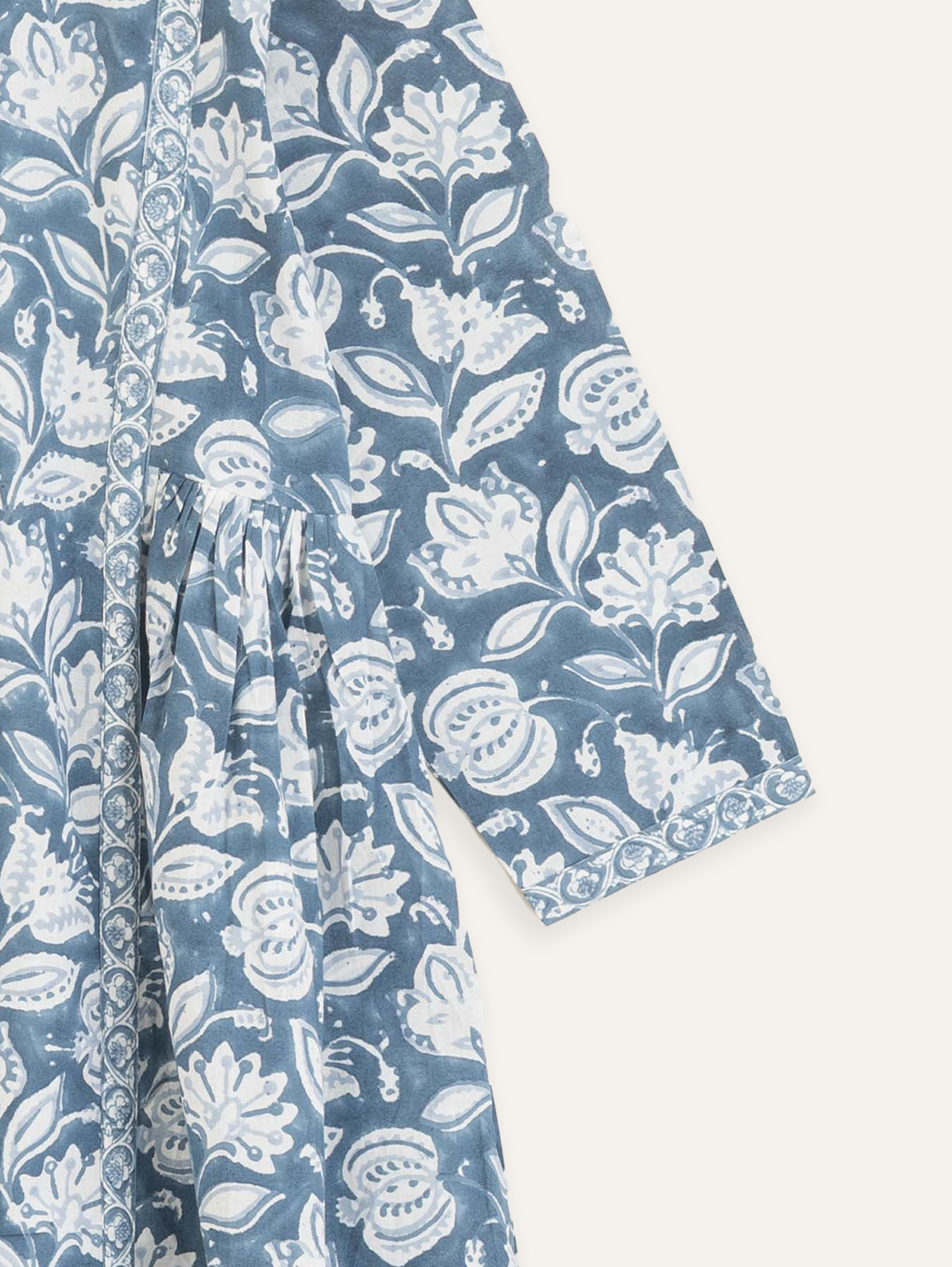 Jhansi Cotton Block Printed A-Line Kurta