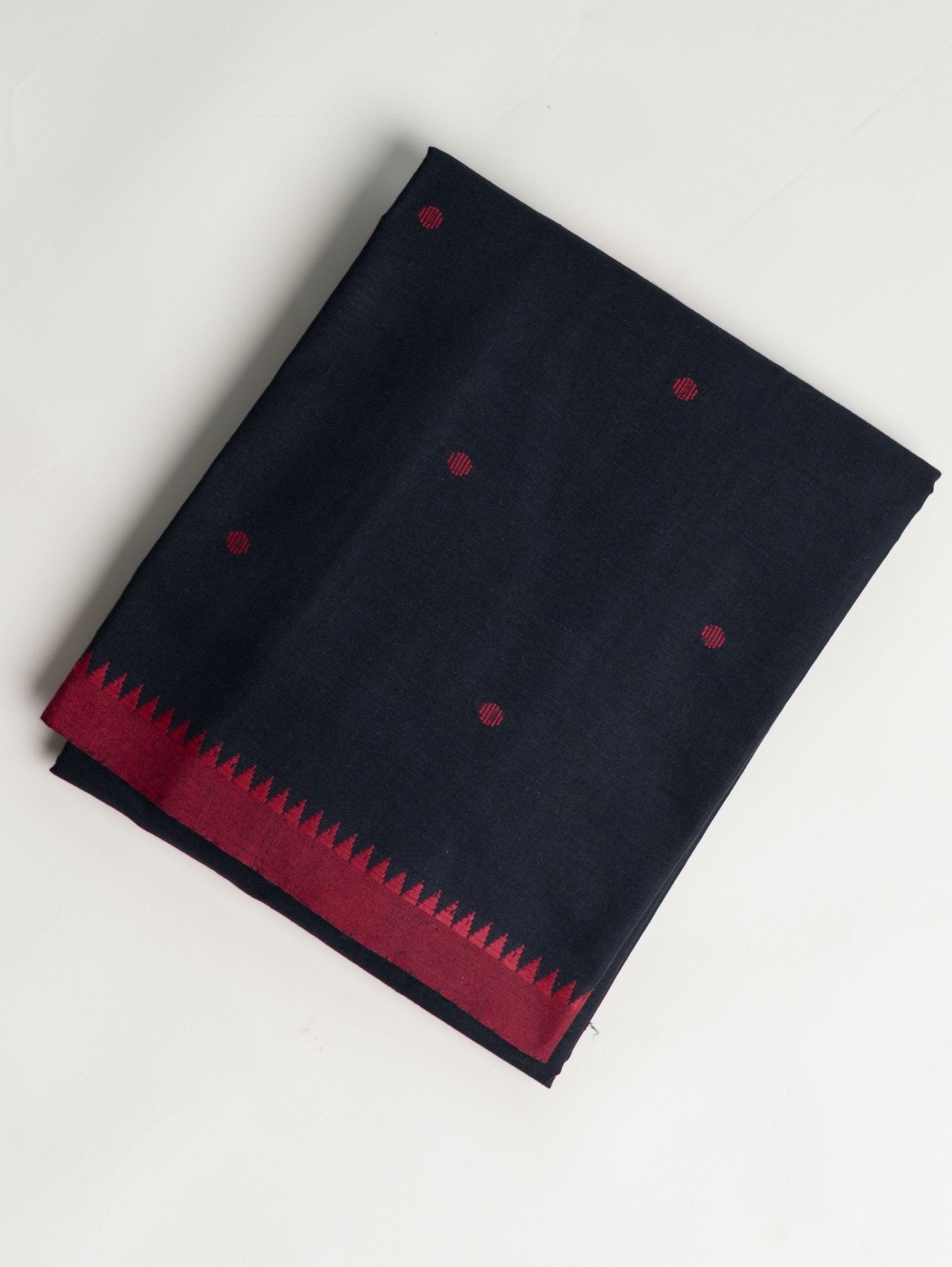 Laiba Cotton Handloom Block Printed Unstitched Suit - 3 Piece - AINA
