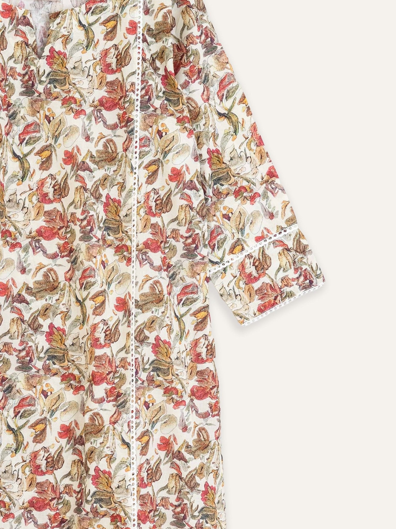 Laikha Cotton Digital Printed Straight Kurta - AINA