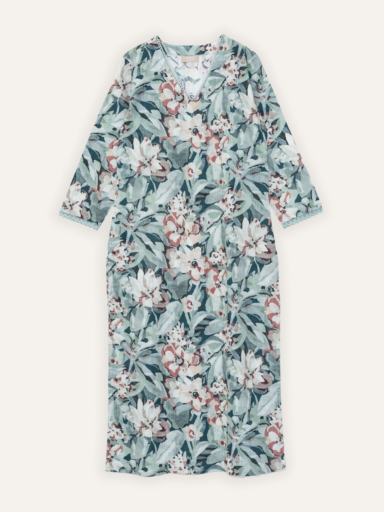 Lara Cotton Digital Print Straight Kurta - AINA