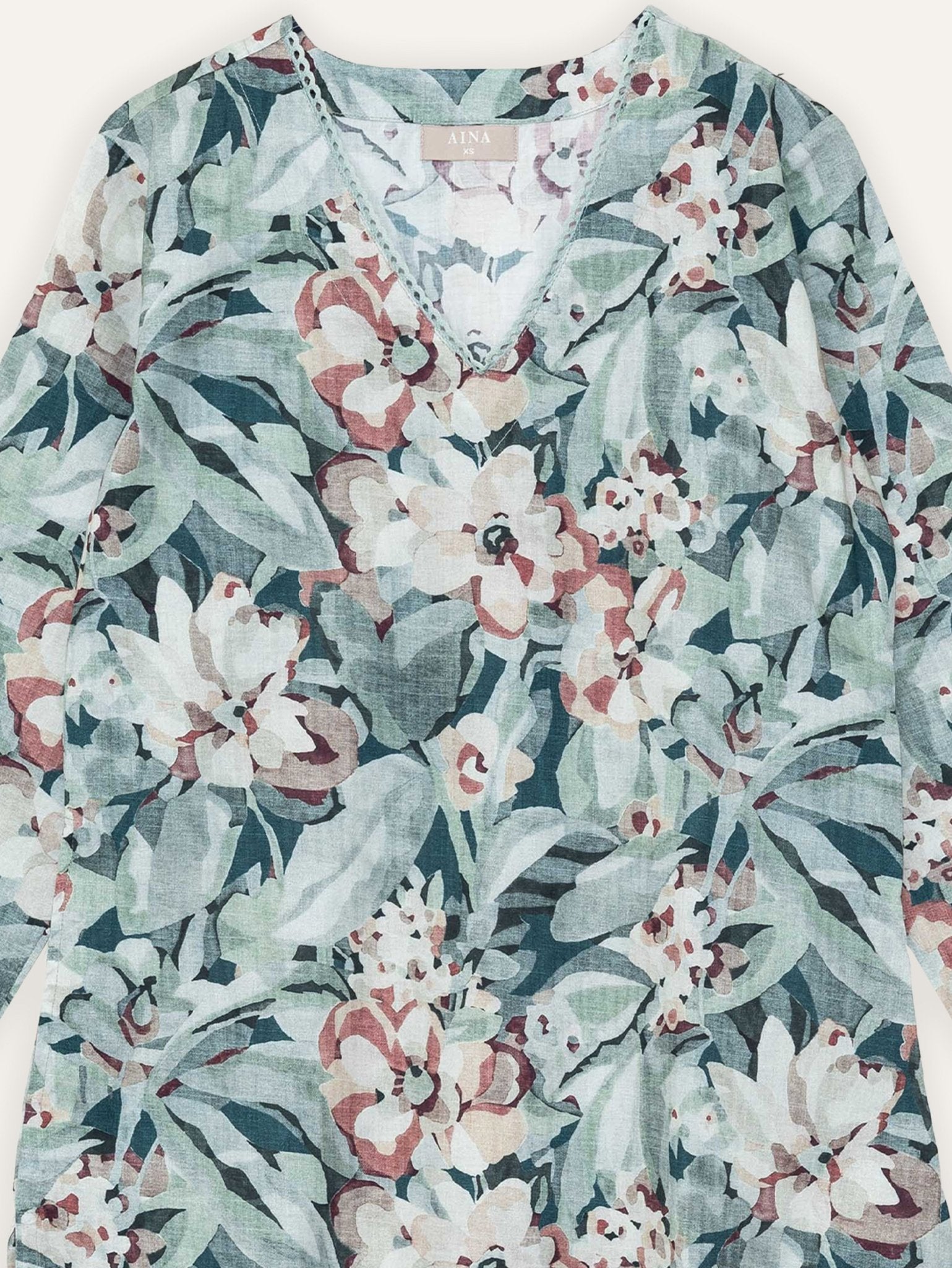 Lara Cotton Digital Print Straight Kurta - AINA