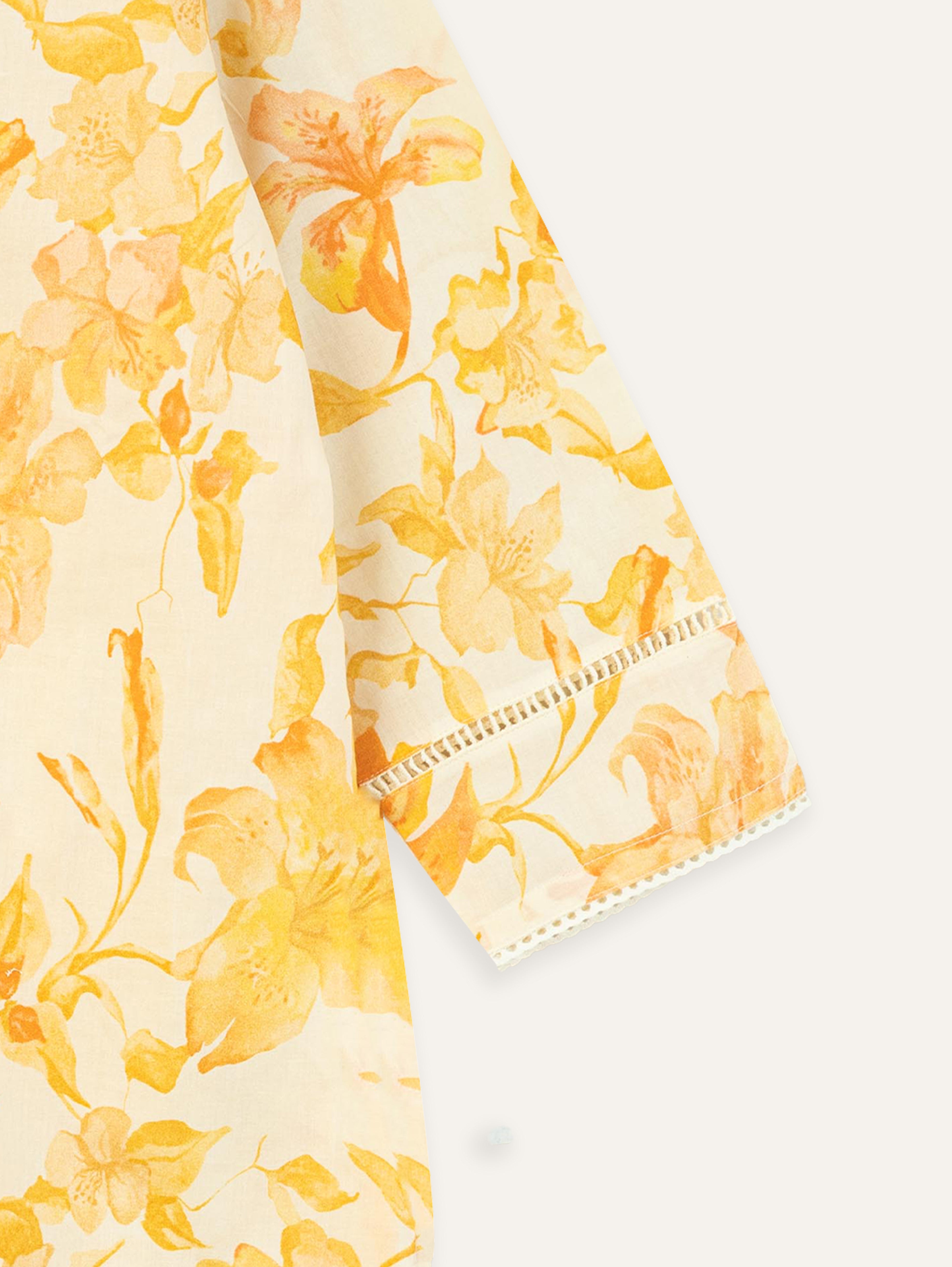 Jenna Cotton Digital Print Straight Kurta