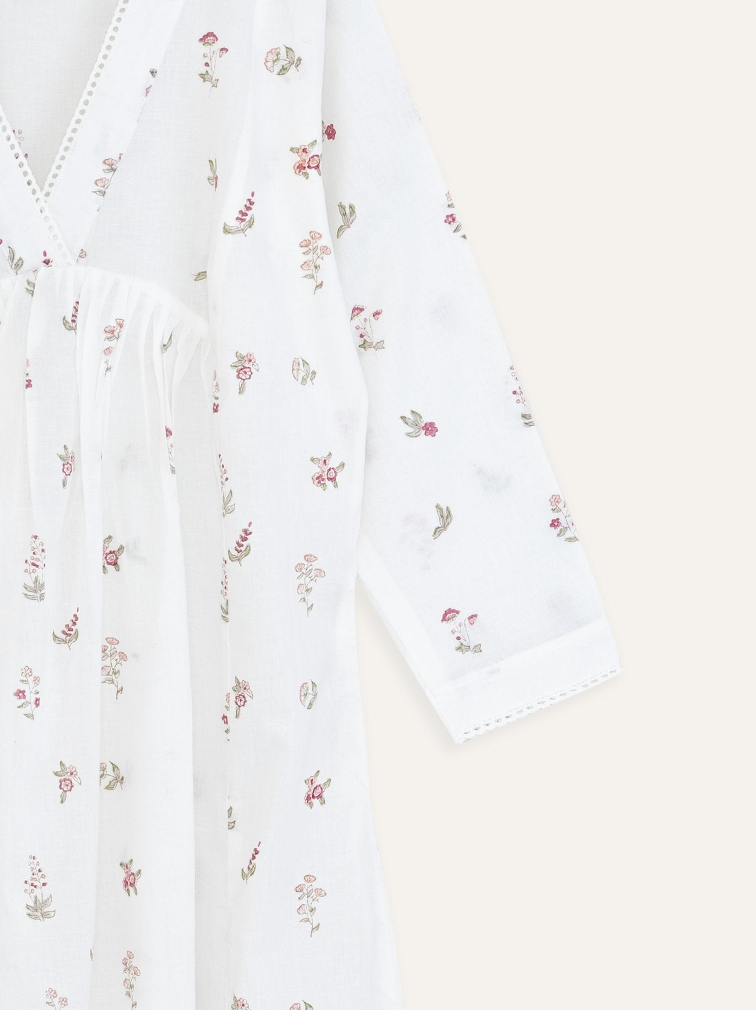 Maanvi Cotton Block Printed A-Line Kurta - AINA