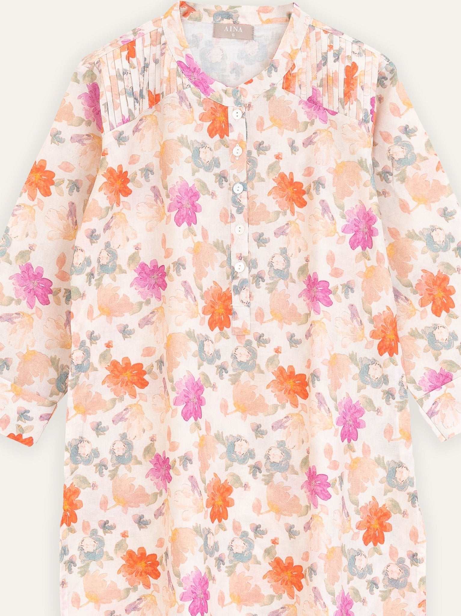 Maria Cotton Digital Print Straight Kurta - AINA