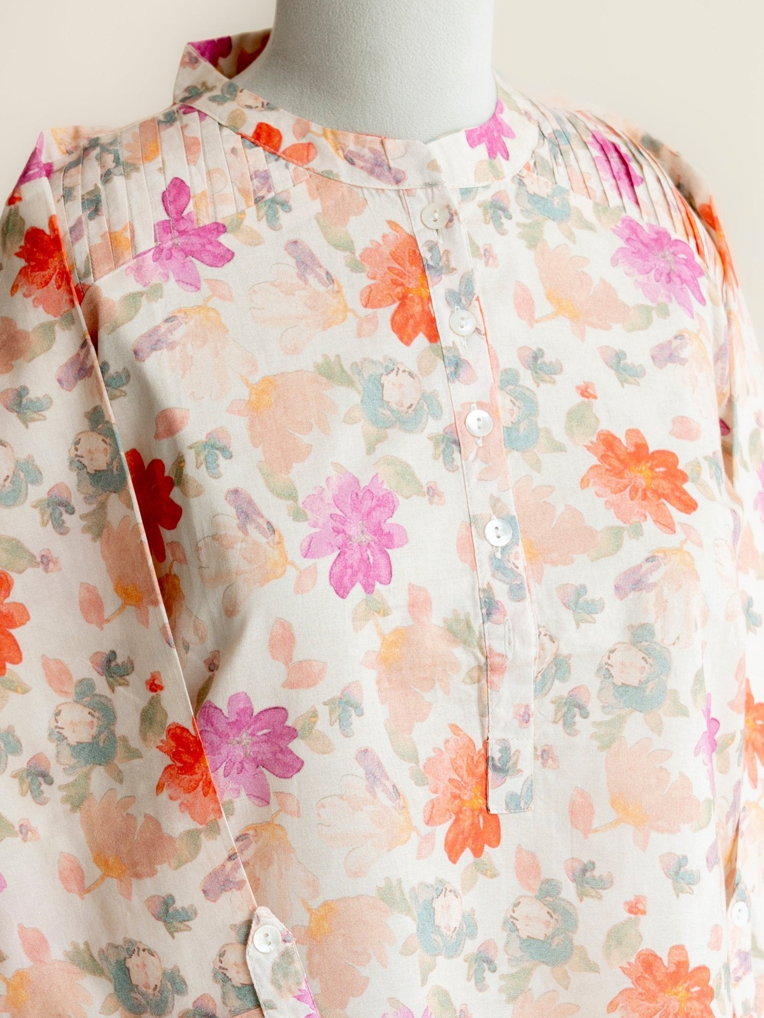 Maria Cotton Digital Print Straight Kurta - AINA