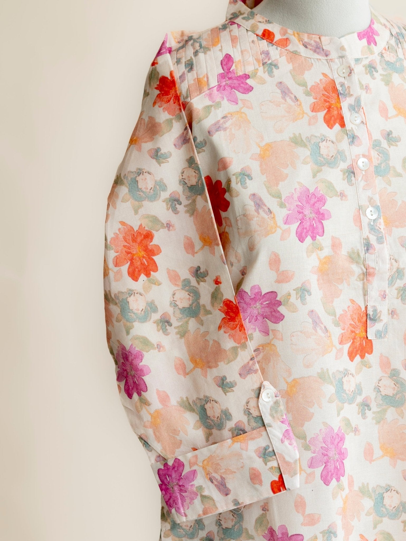 Maria Cotton Digital Print Straight Kurta - AINA