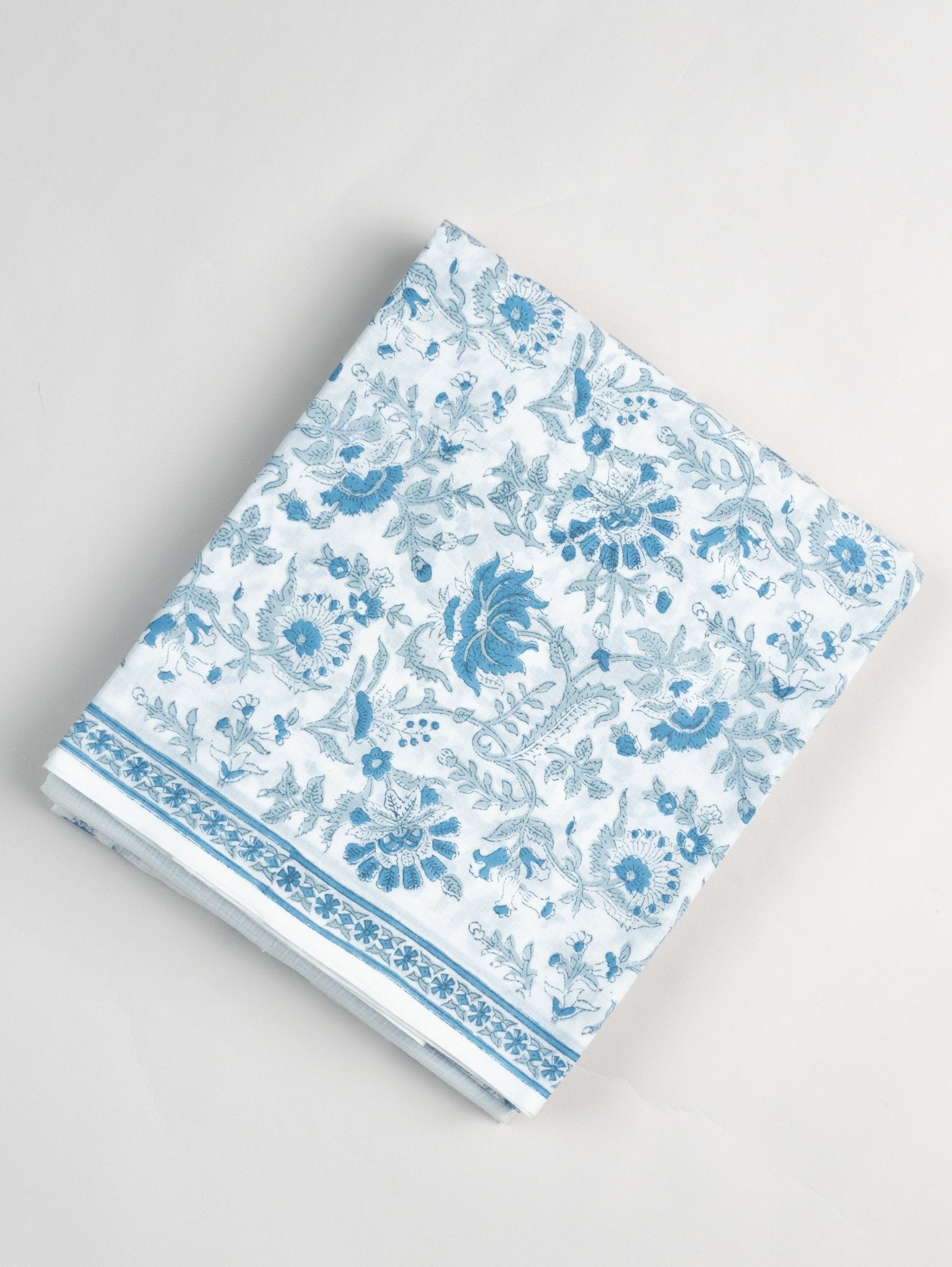 Maya Cotton Block Printed Unstitched Suit Set - 3 Piece - AINA