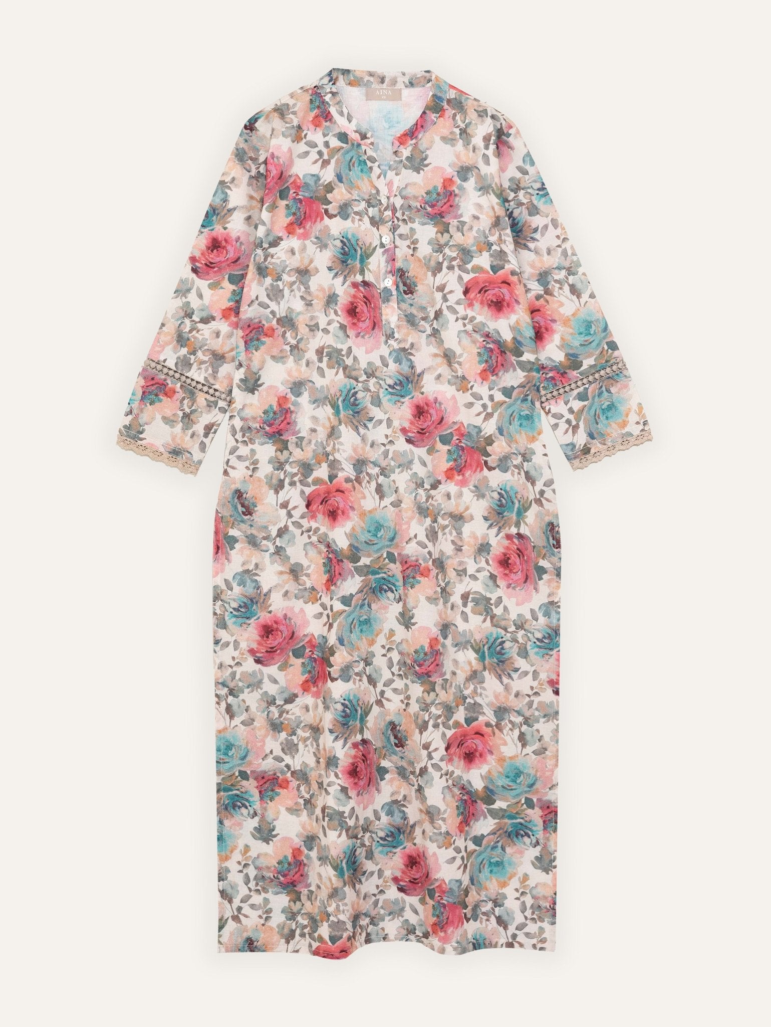 Mehr Cotton Digital Print Straight Kurta - AINA