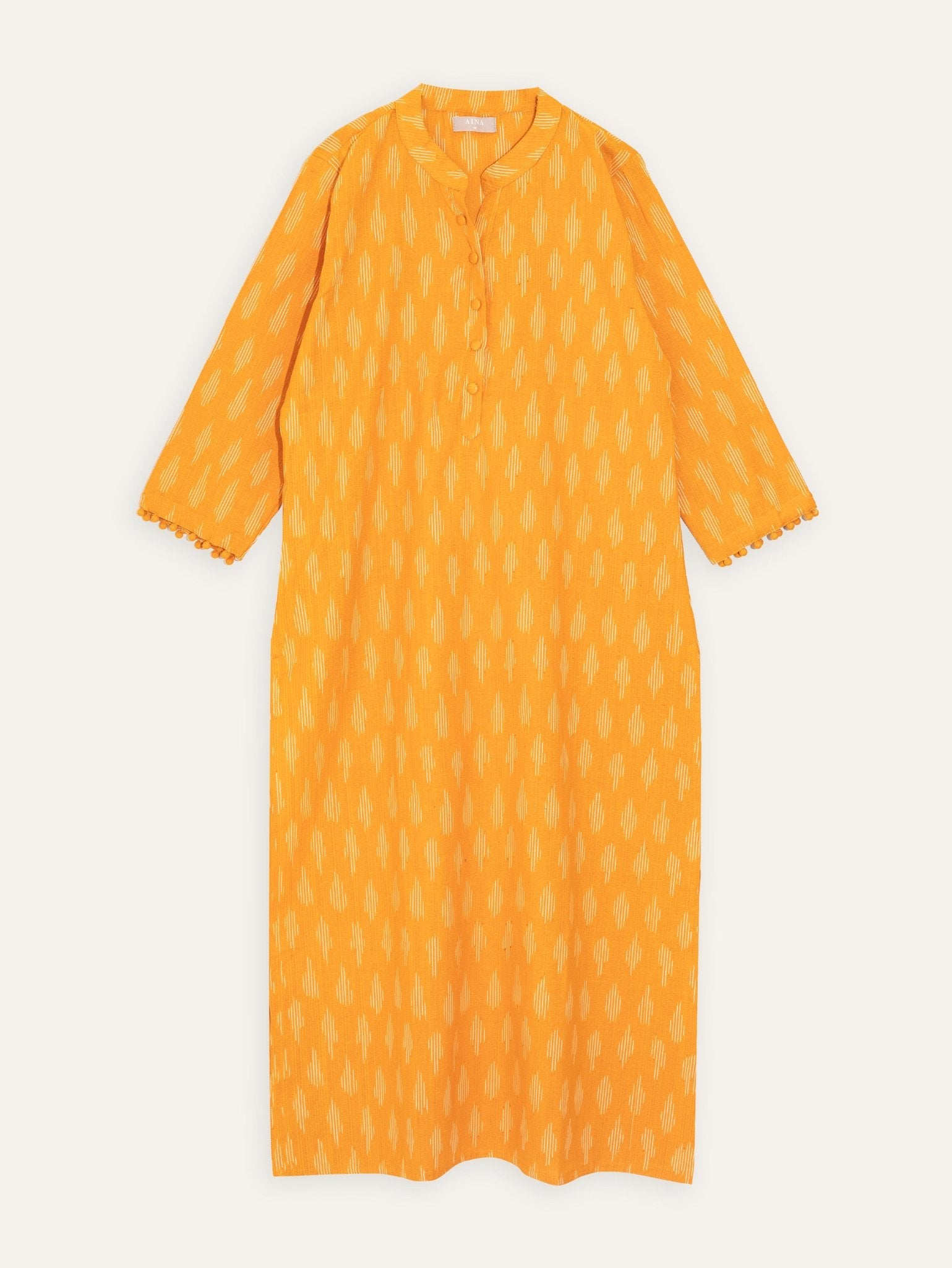 Mita Cotton Dobby Straight Kurta - AINA