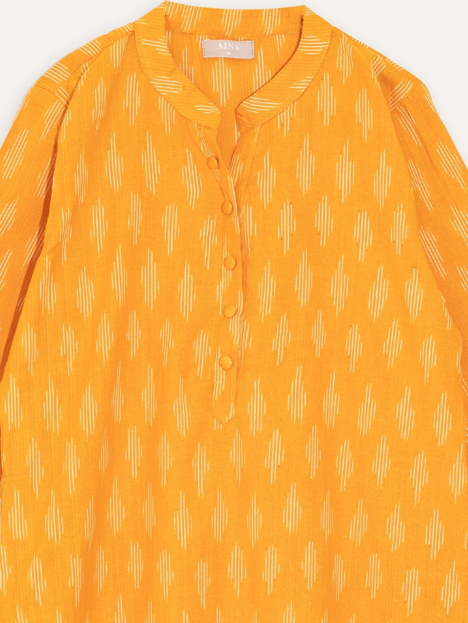 Mita Cotton Dobby Straight Kurta - AINA