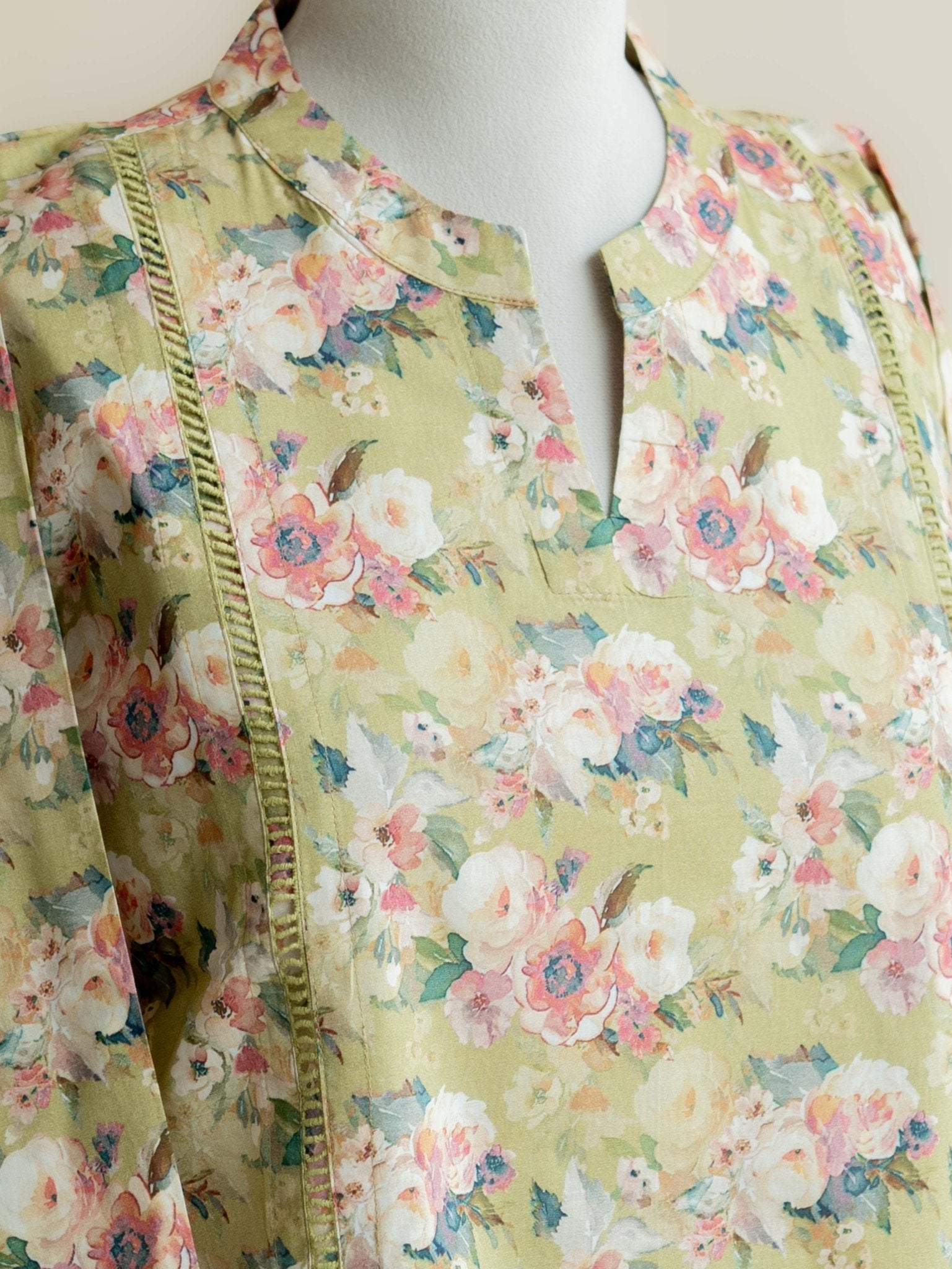 Nabya Cotton Digital Print Straight Kurta - AINA