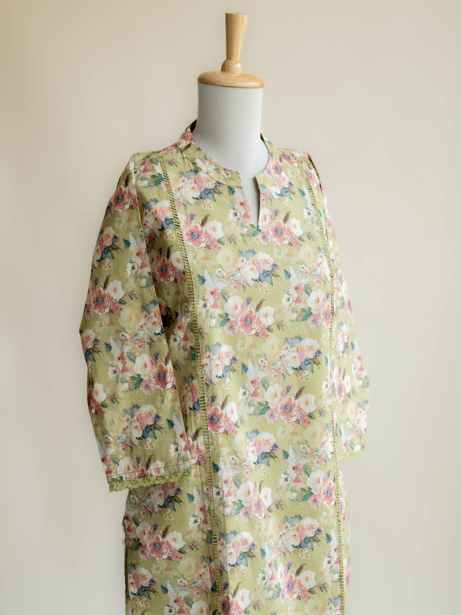 Nabya Cotton Digital Print Straight Kurta - AINA