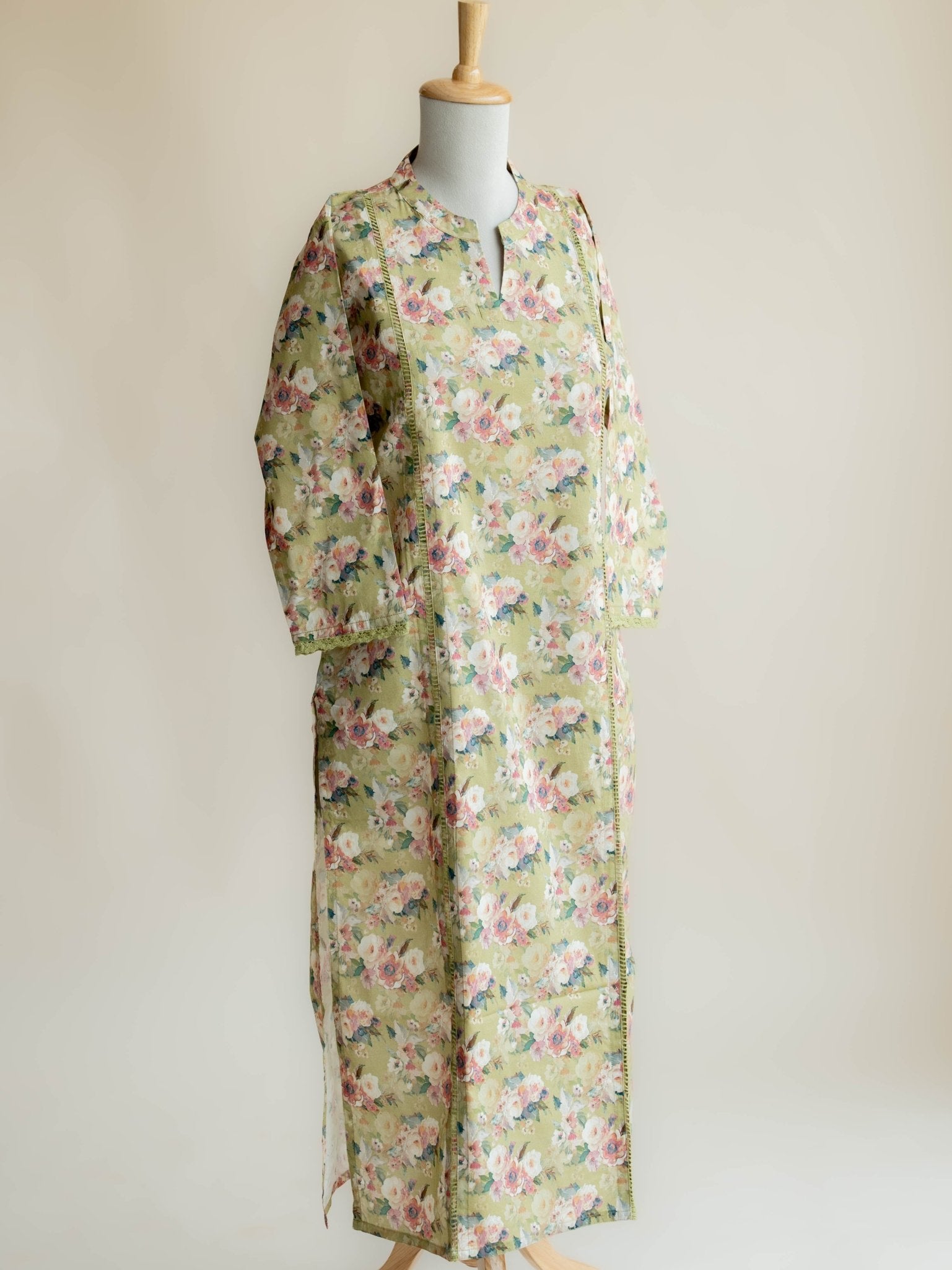 Nabya Cotton Digital Print Straight Kurta - AINA