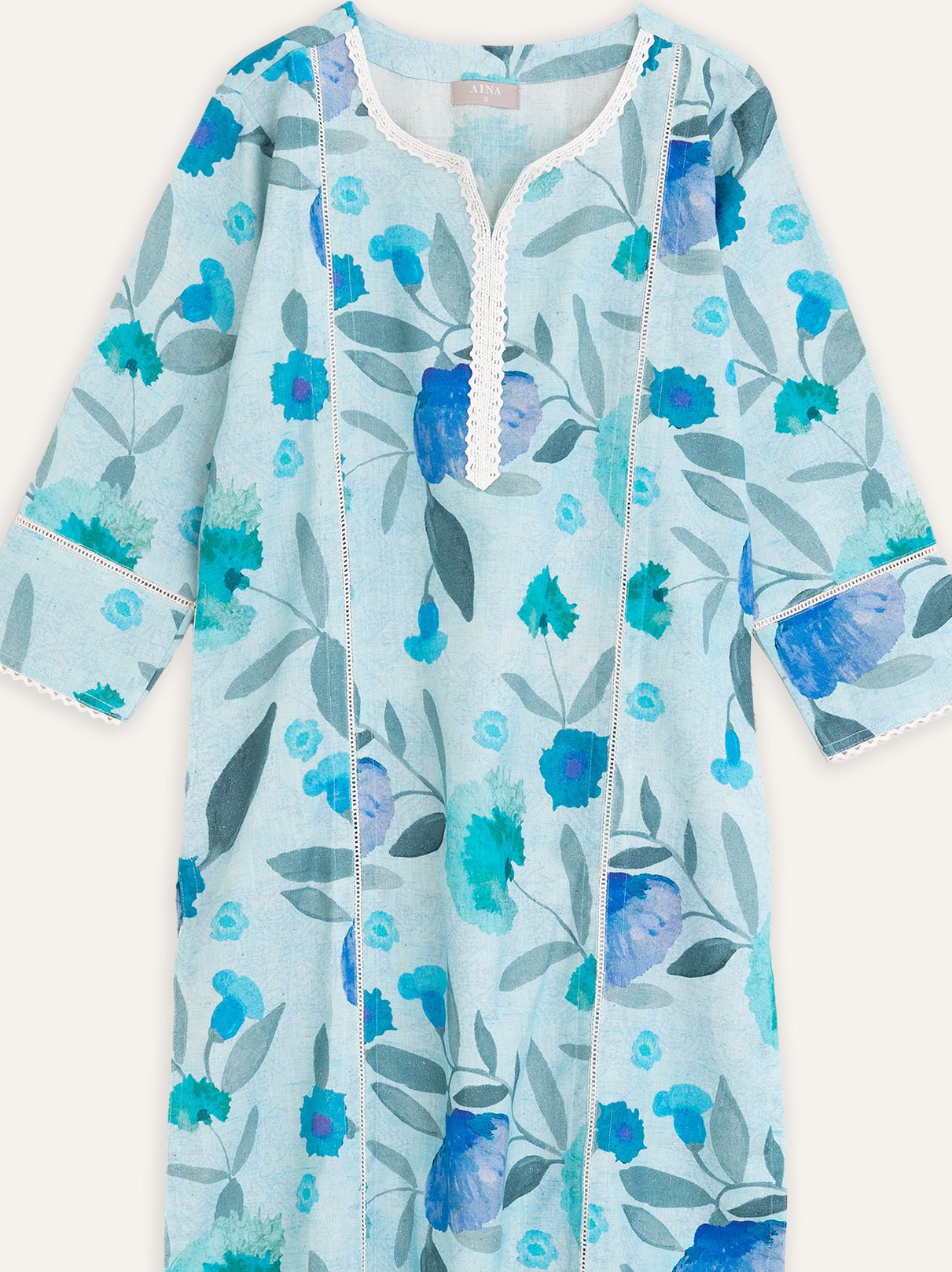 Nafisa Cotton Digital Printed Straight Kurta - AINA