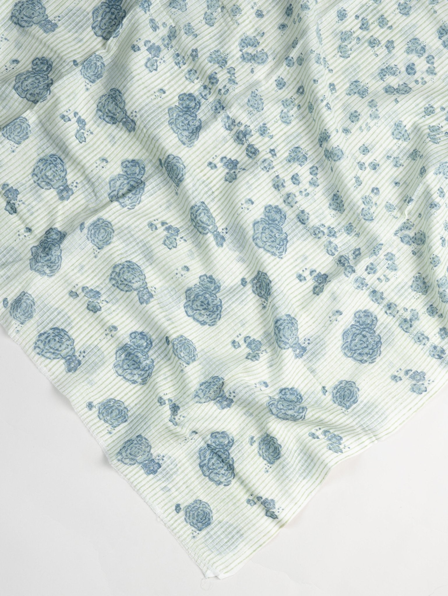 Nagma Cotton Block Printed Unstitched Suit Set - 3 Piece - AINA