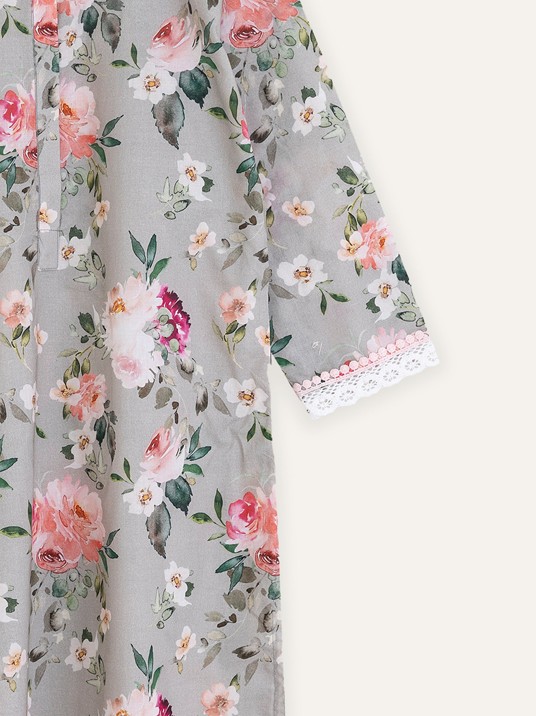 Tazeen Cotton Digital Print Straight Kurta