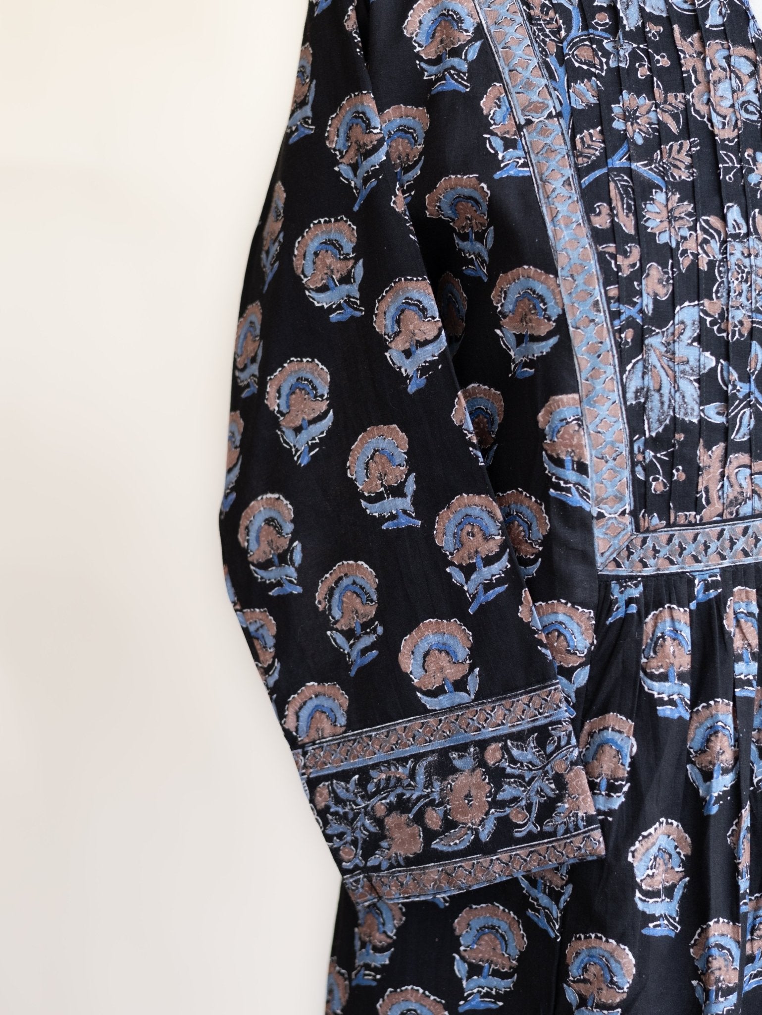 Nitara Cotton Block Printed A - Line Kurta - AINA