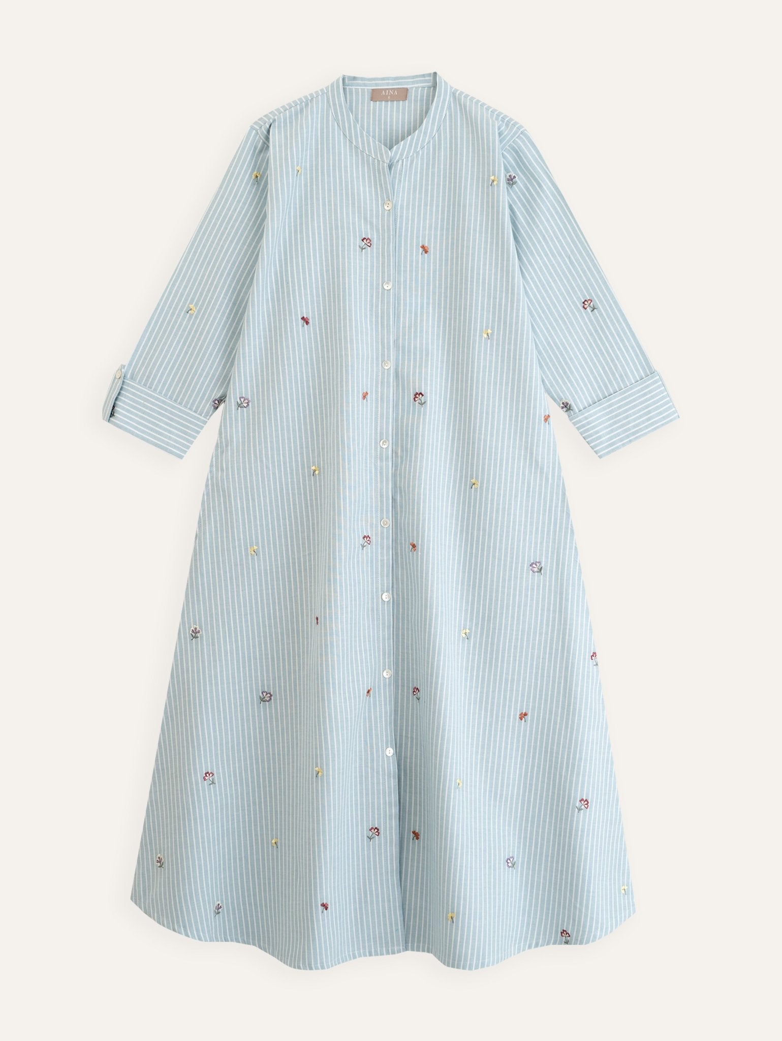 Payal Cotton Handloom Embroidered A - Line Kurta - AINA