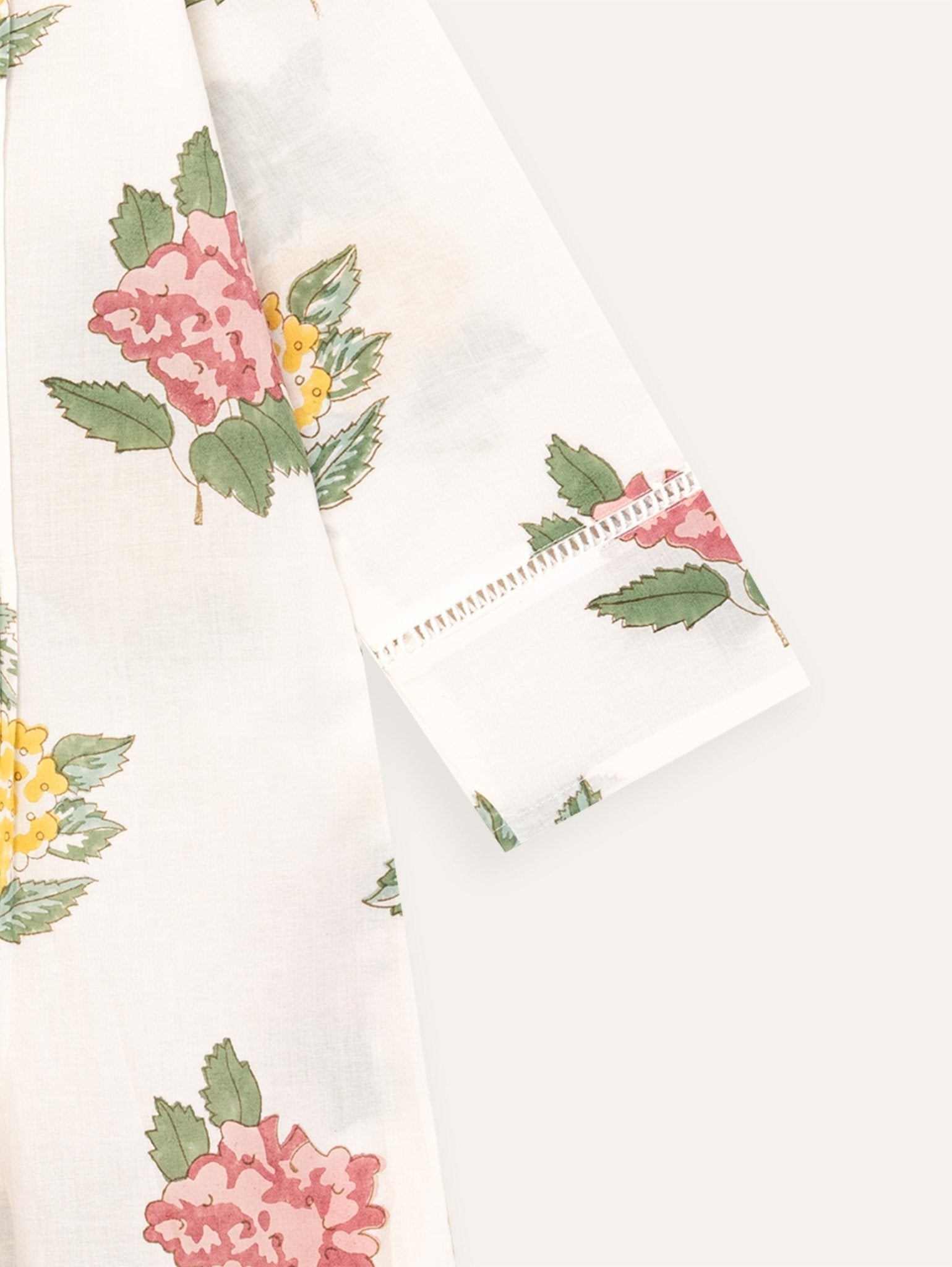 Prajakta Cotton Block Printed A - Line Kurta - AINA