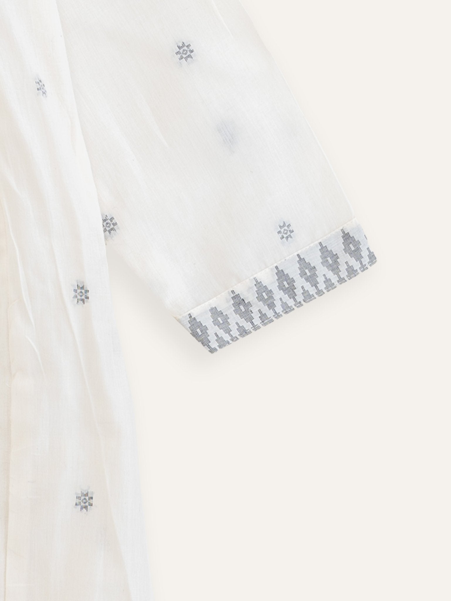Rabhya Cotton Jamdani A - Line Kurta - AINA