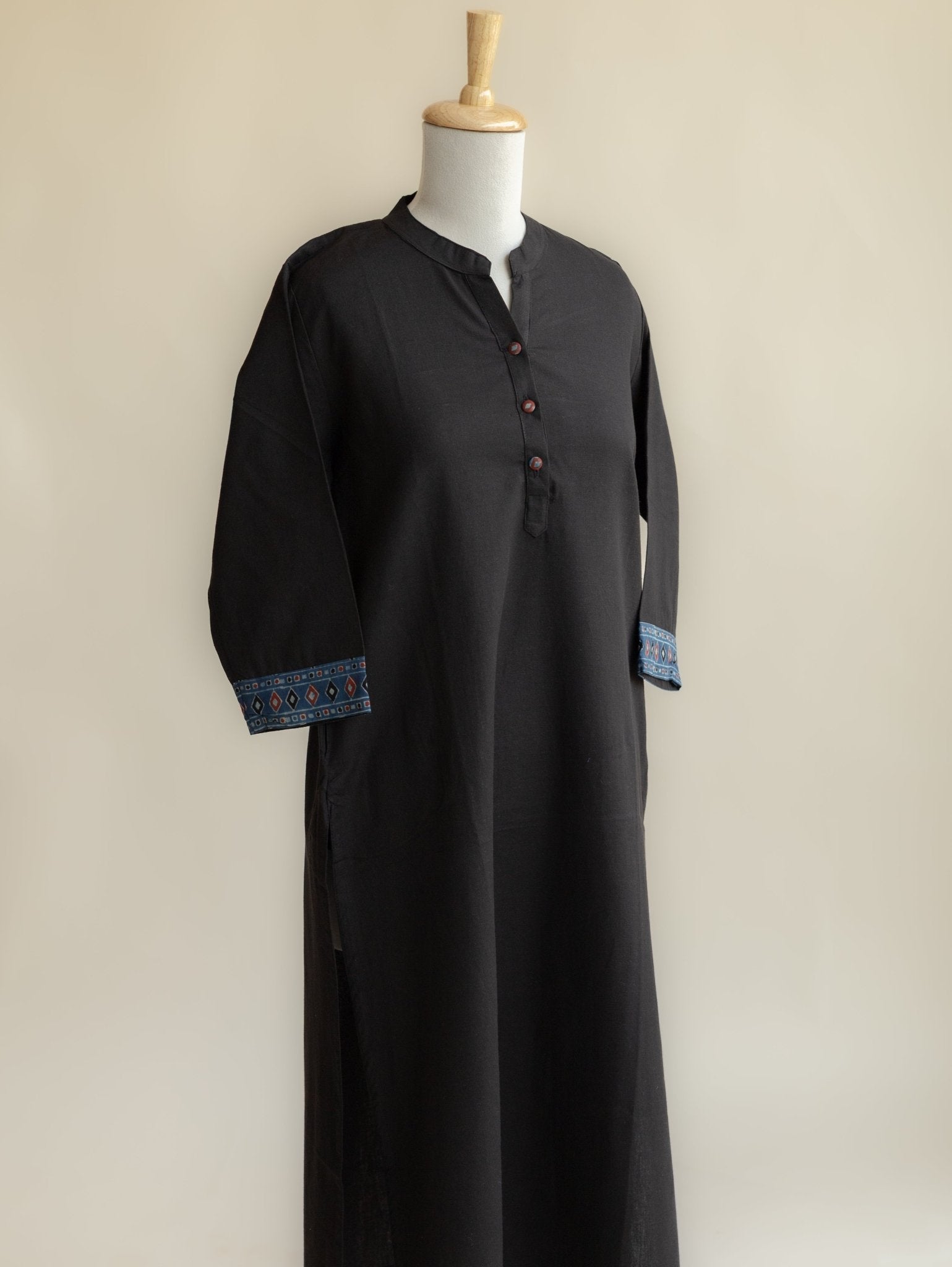 Ragma Cotton Flax Plain Straight Kurta - AINA