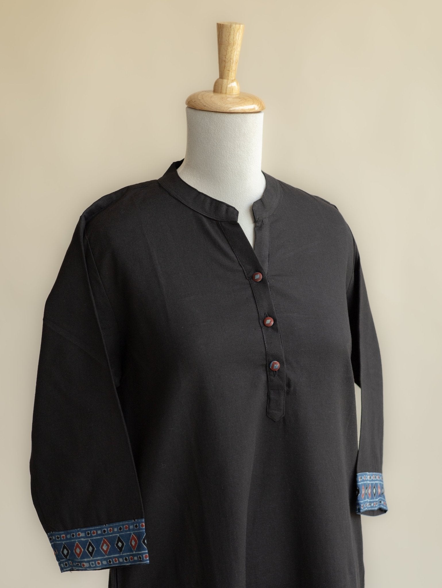 Ragma Cotton Flax Plain Straight Kurta - AINA