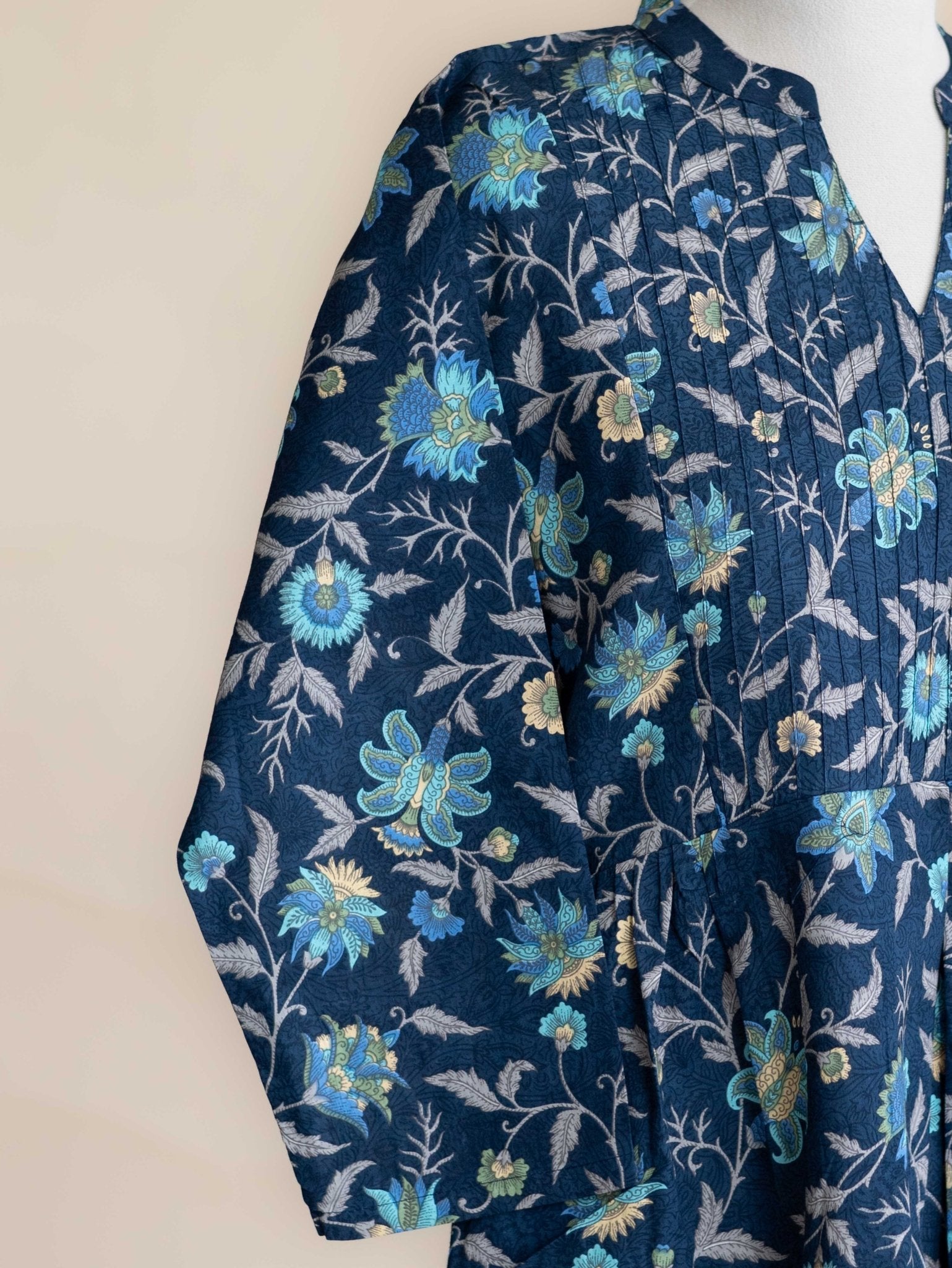 Rahima Cotton Printed A-Line Kurta - AINA