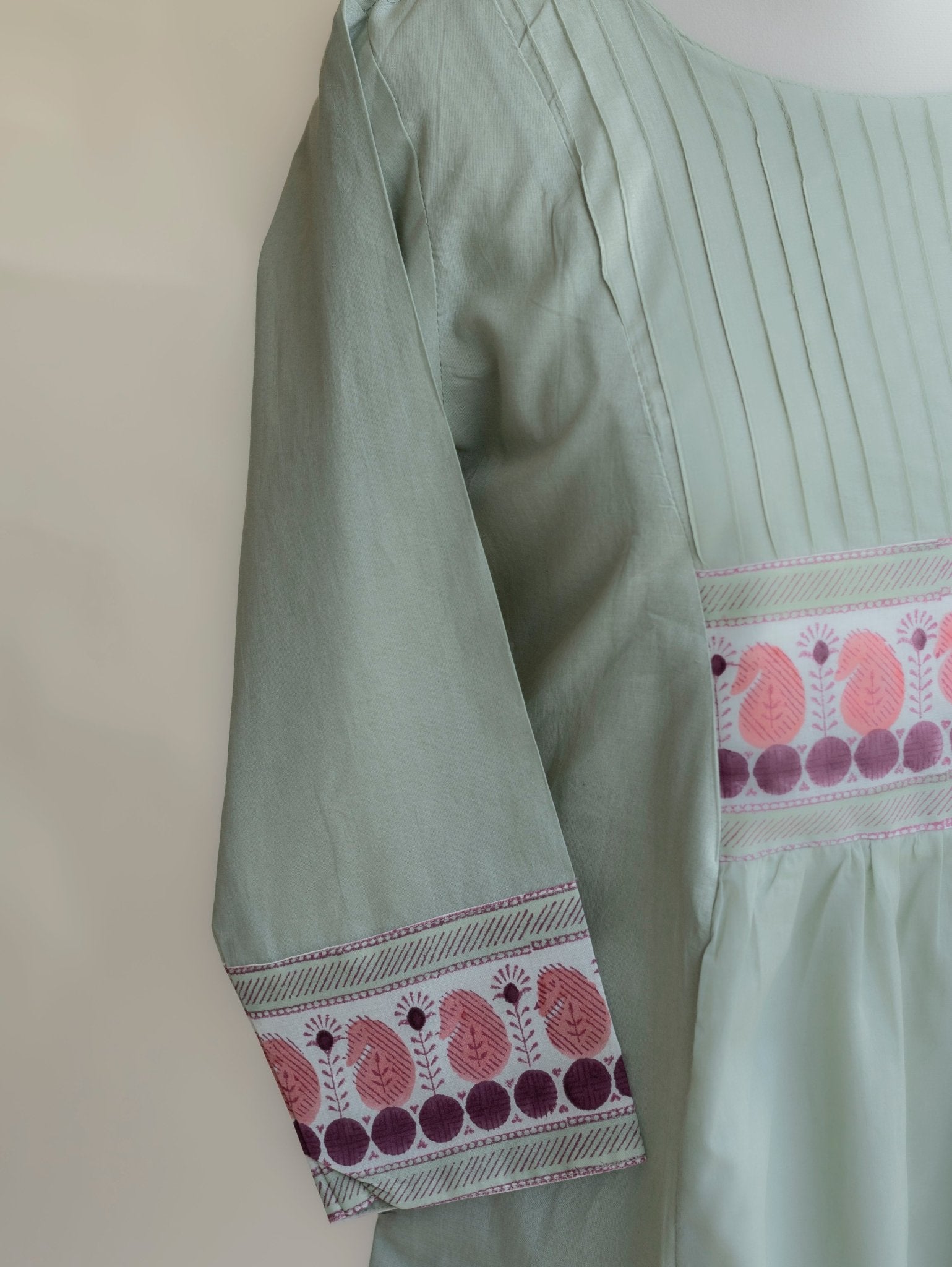 Rayasha Cotton Plain A - Line Kurta - AINA